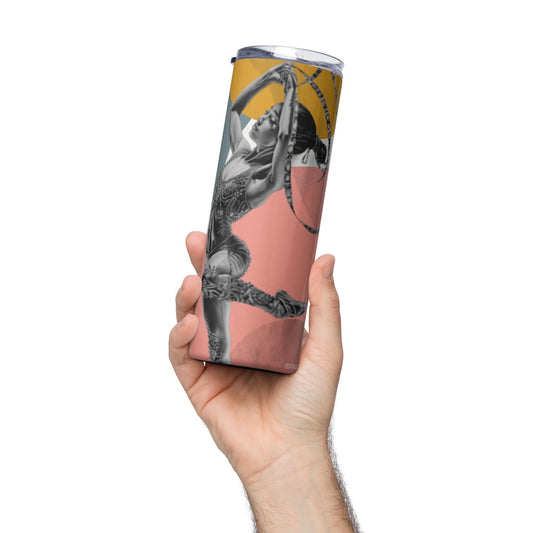 Mug isotherme inox - Gobelet en Acier Inoxydable – Design Danseuse Gymnaste - Mug de Voyage Durable, Étanche - Boissons Chaudes, Froides