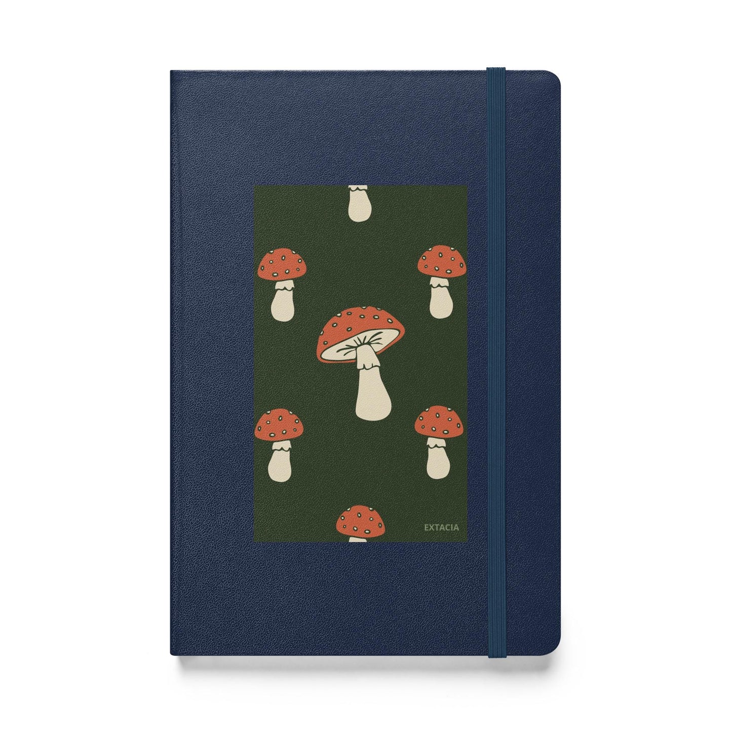 Carnet Journal à Couverture Rigide avec illustration Champignos - Notebook pour écriture dessin organisation, papeterie créative - cadeau