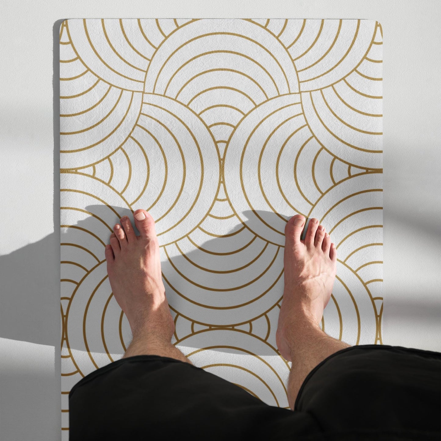 Tapis de sport - Tapis de Yoga - Antidérapant en Microfibre – Léger, Écologique et Durable - Pilates, Fitness, entrainement – cadeau