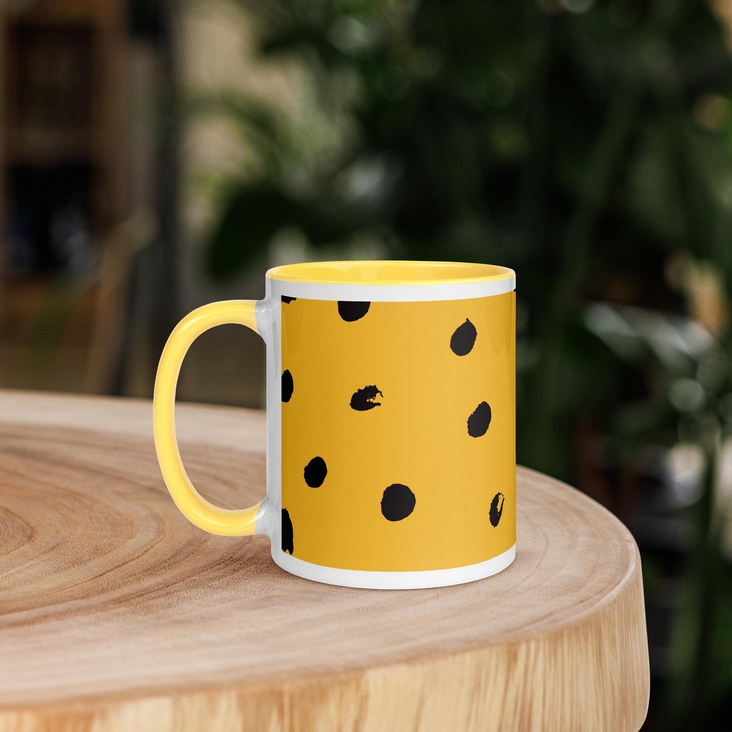 Mug à Intérieur Coloré – Tasse en Céramique Élégante - Design imprimé animal - Café, Thé ou Chocolat Chaud - cuisine, cadeau, bureau