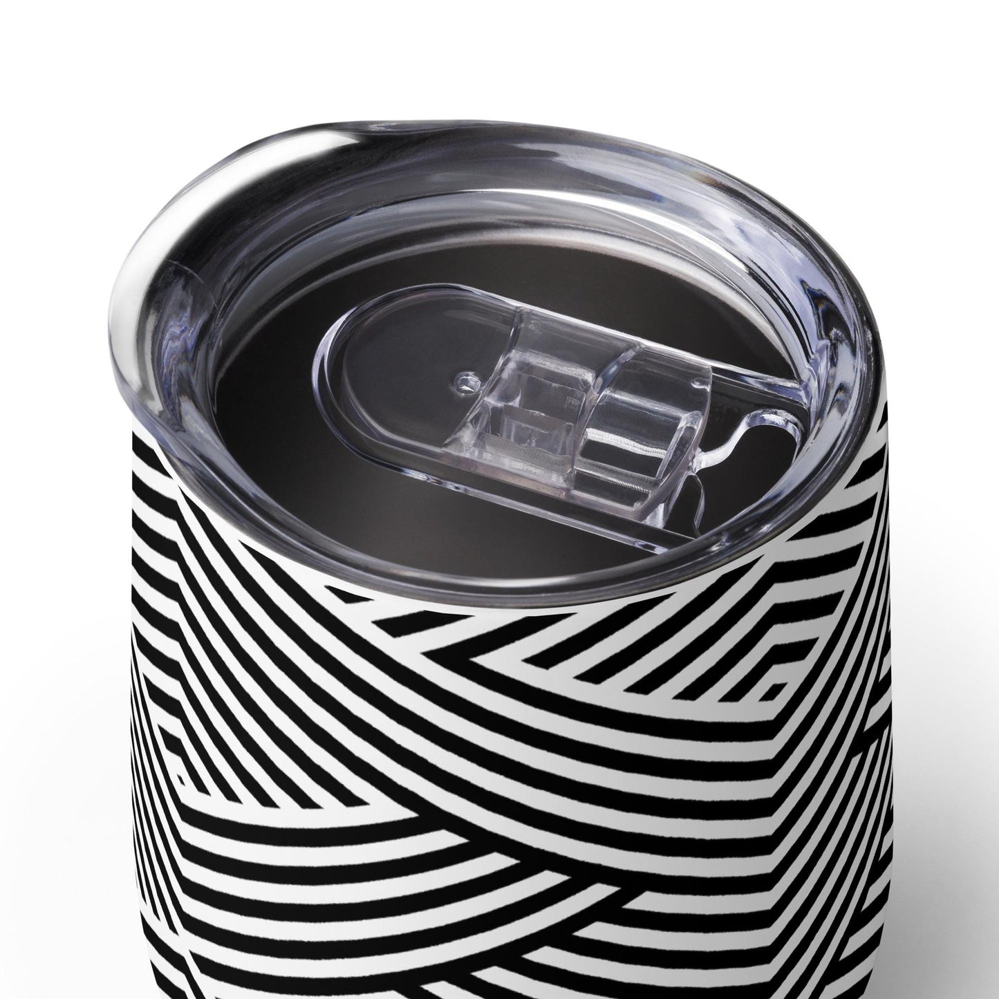 Mug Isotherme Inox - Petit Thermos Isotherme en Acier Inoxydable – Design Graphique - Mug de Voyage, Gobelet à Vin, Café, Thé, Étanche