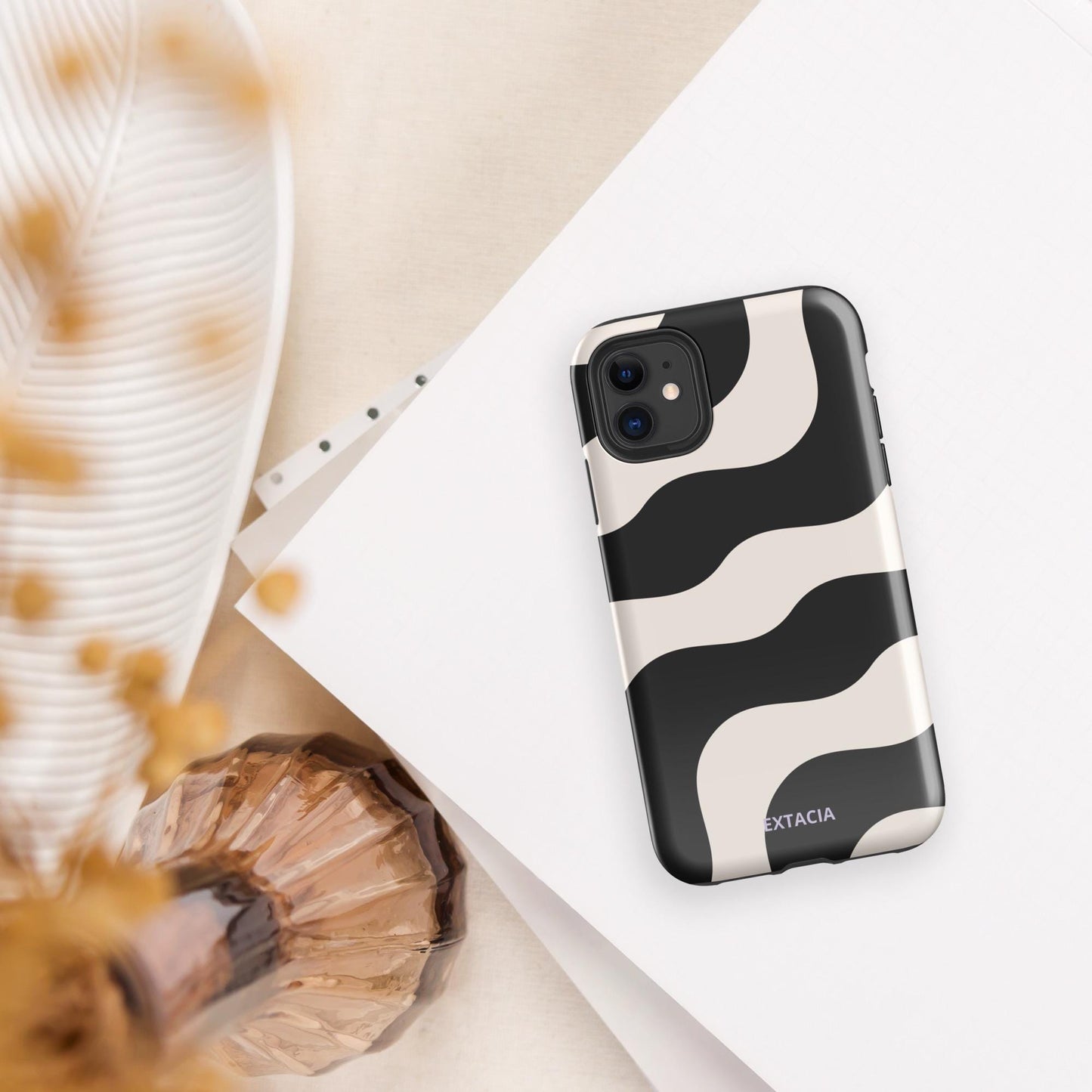 Coque d'iPhone® rigide à Double Couche – Protection Anti-Choc et Élégante, Compatible avec Plusieurs Modèles - cadeau, anniversaire, noël