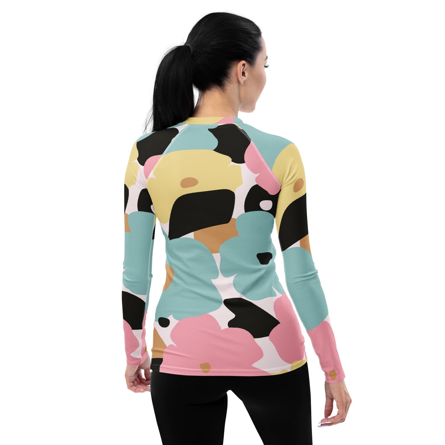 Rash Guard pour Femme – T-shirt de Compression Anti-UV, Séchage Rapide, Sport, Natation, Fitness, Surf, gymnastique, cadeau d'anniversaire