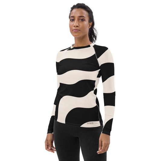 Rash Guard pour Femme – T-shirt de Compression Anti-UV, Séchage Rapide, Sport, Natation, Fitness, Surf, gymnastique, cadeau d'anniversaire