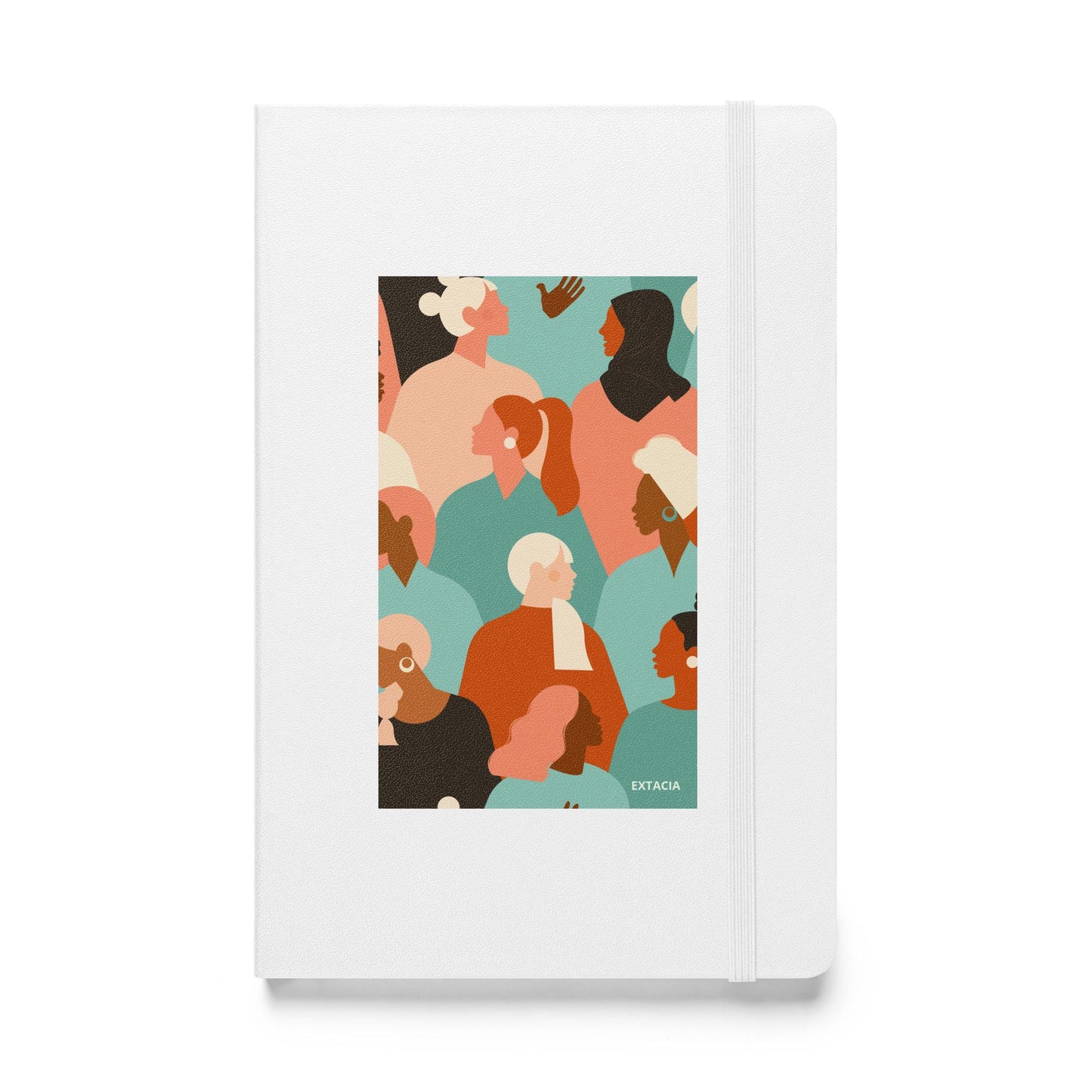 Carnet Journal à Couverture Rigide avec illustration artistique - Notebook pour écriture dessin organisation, papeterie créative - cadeau