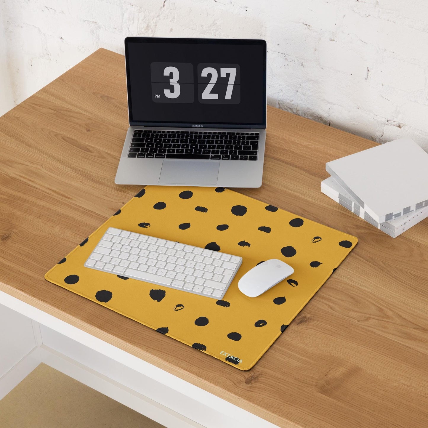 Tapis de Souris Gaming XXL - design minimaliste - surface lisse, base antidérapante, grand format, confortable, durable - Accessoire bureau