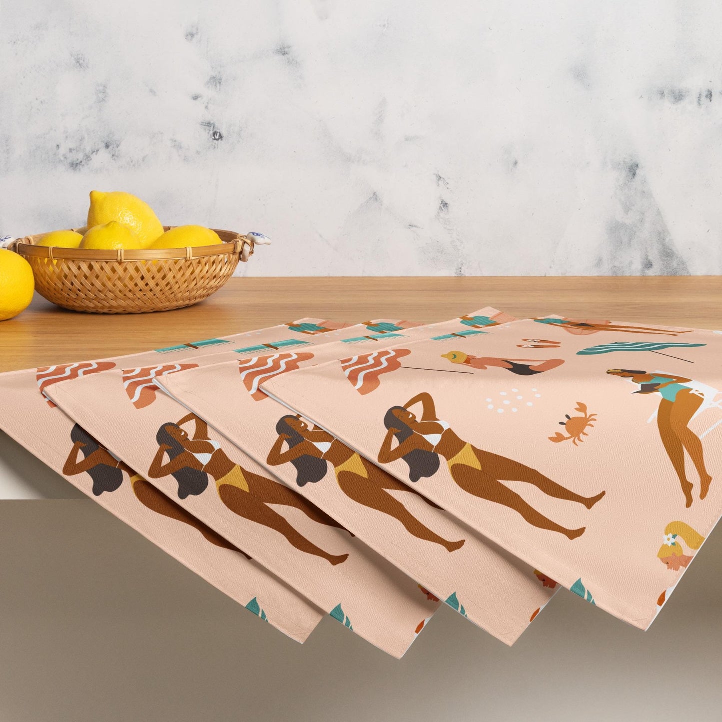 Ensemble de 4 Sets de Table – Lot de 4, Design, Élégants et Résistants - Décoration de Table et Protection, art de la table, cuisine moderne