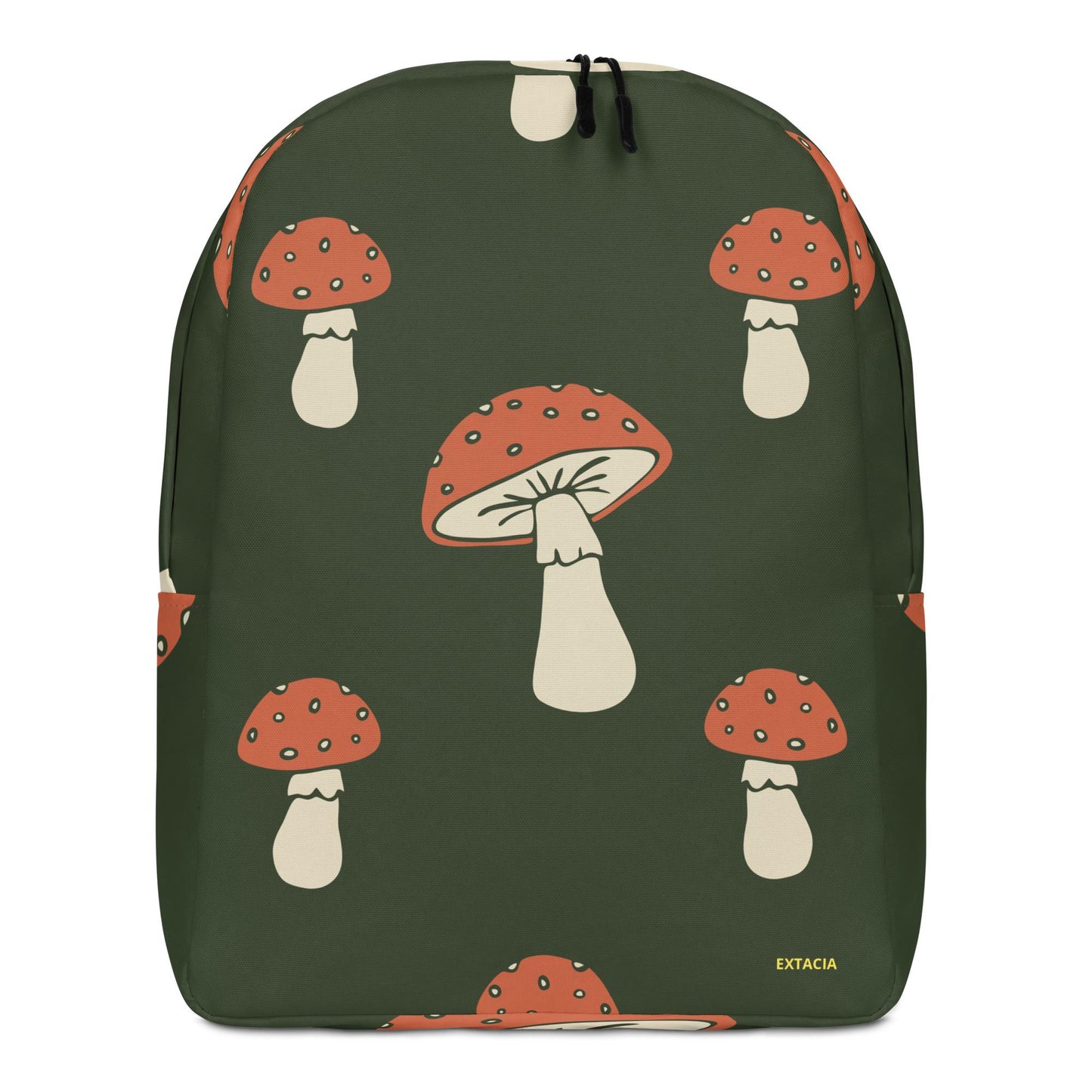 Sac à dos minimaliste - Léger, Spacieux et Résistant - design minimaliste - Voyages, École, Sport, Ordinateur Design Minimaliste Champignons