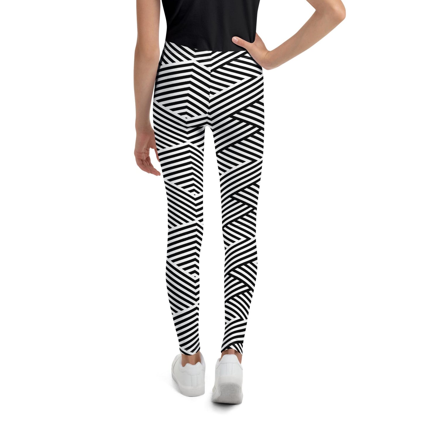 Leggings pour fille ado – pantalon de sport confortable et stretch pour yoga, gym et danse, sport, ballet, école, cadeau - legging