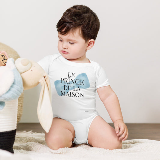 Body Bébé Garçon à Manches Courtes 100% Coton - Vêtement doux confortable - cadeau naissance original, nouveau né