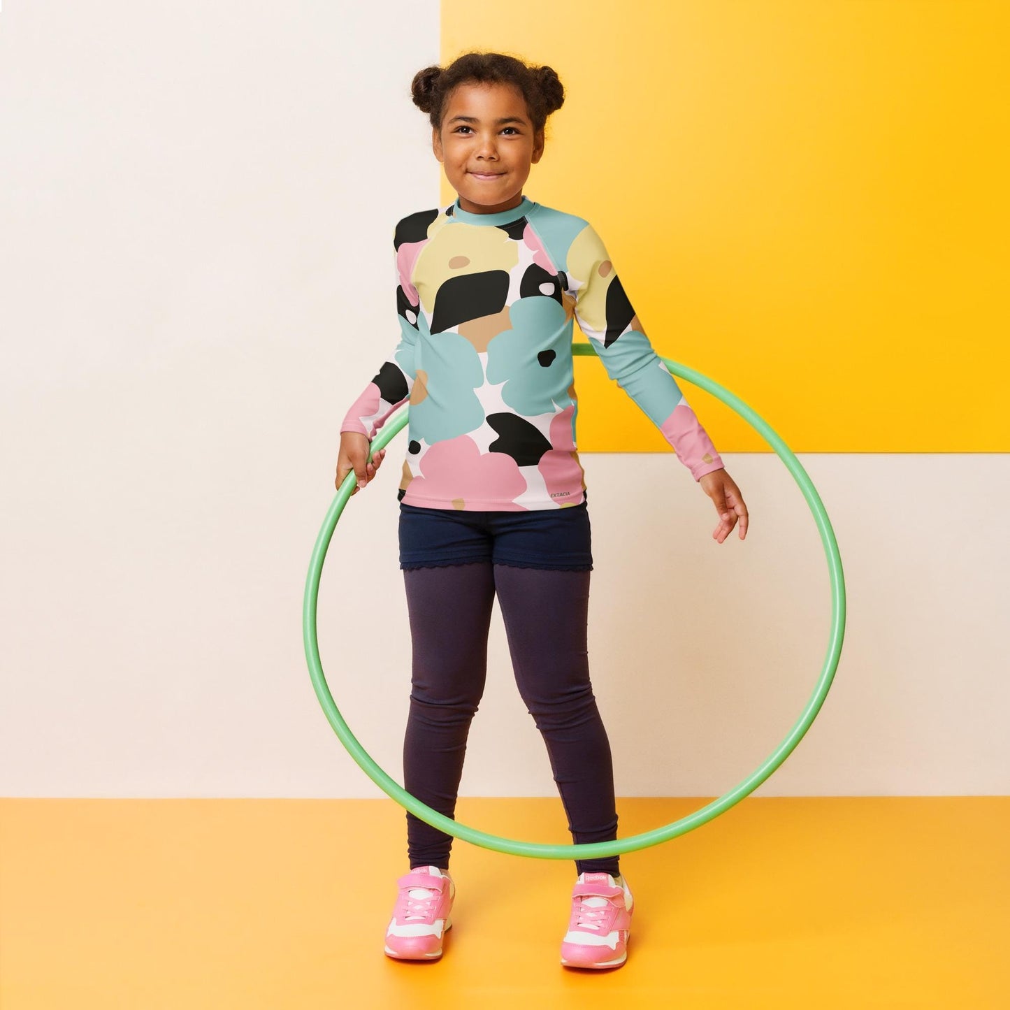 Rash Guard – T-Shirt de Compression pour Bébé et Petite Fille, Séchage Rapide et Protection UV - Natation, nage, Sport, Surf, gymnastique