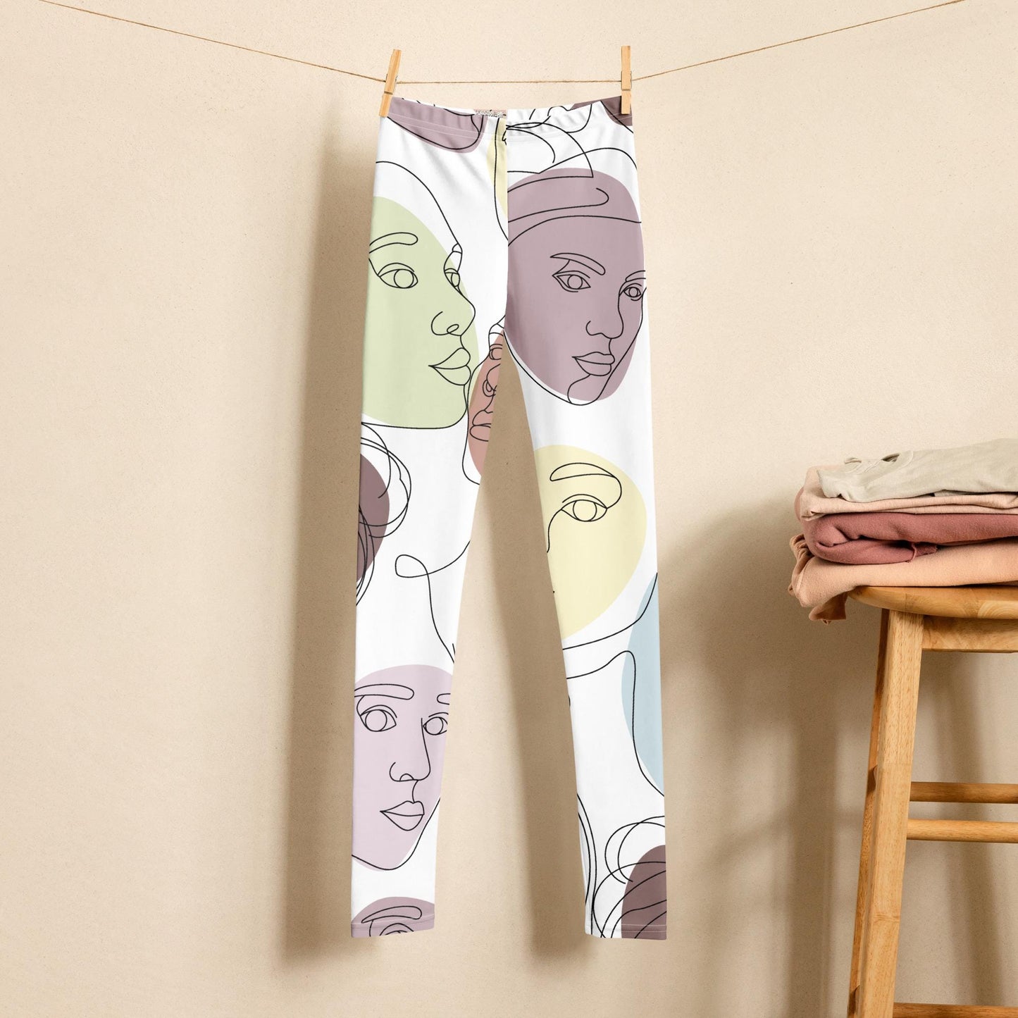 Leggings pour fille ado – pantalon de sport confortable et stretch pour yoga, gym et danse, sport, ballet, école, cadeau - legging
