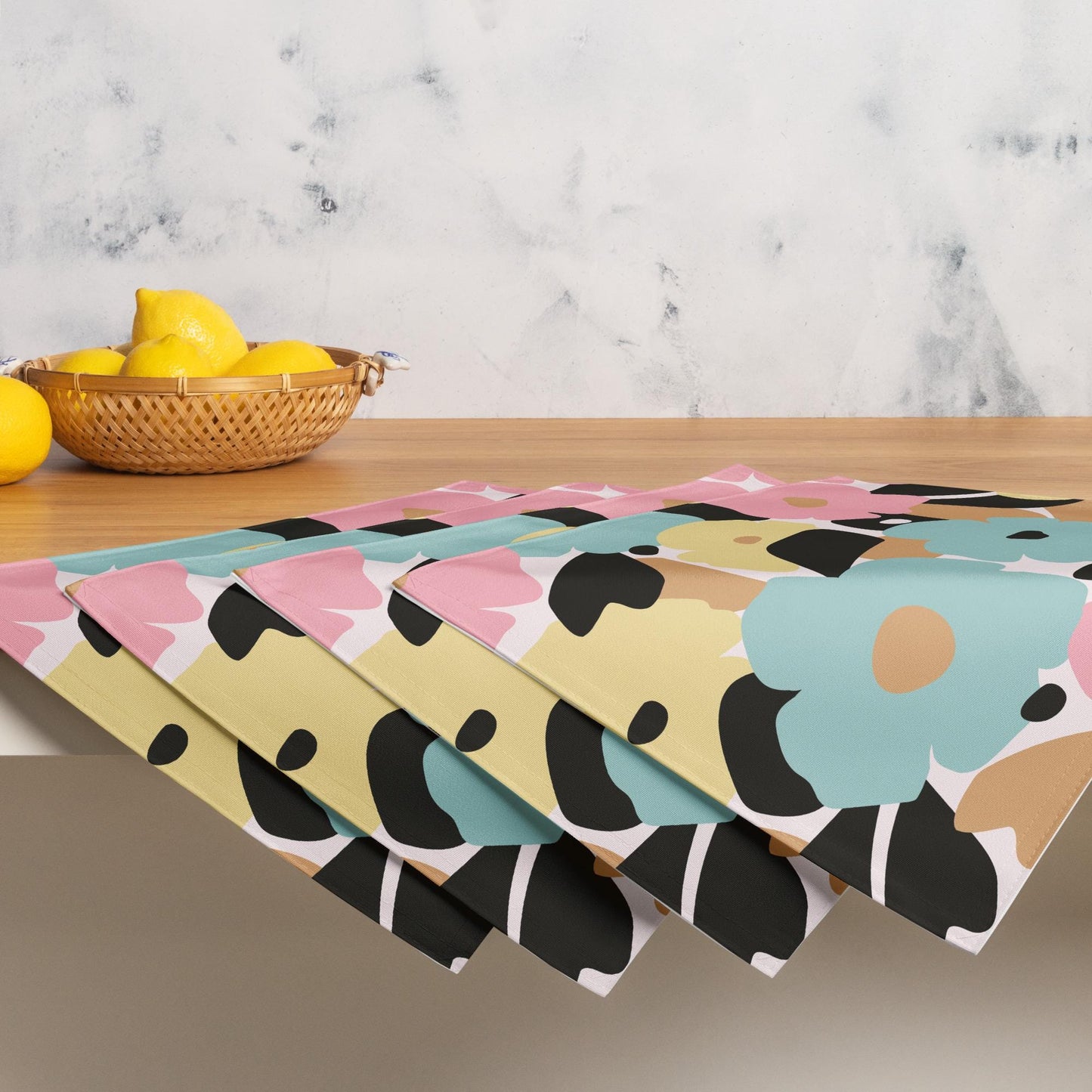 Ensemble de 4 Sets de Table – Lot de 4, Design, Élégants et Résistants - Décoration de Table et Protection, art de la table, cuisine moderne