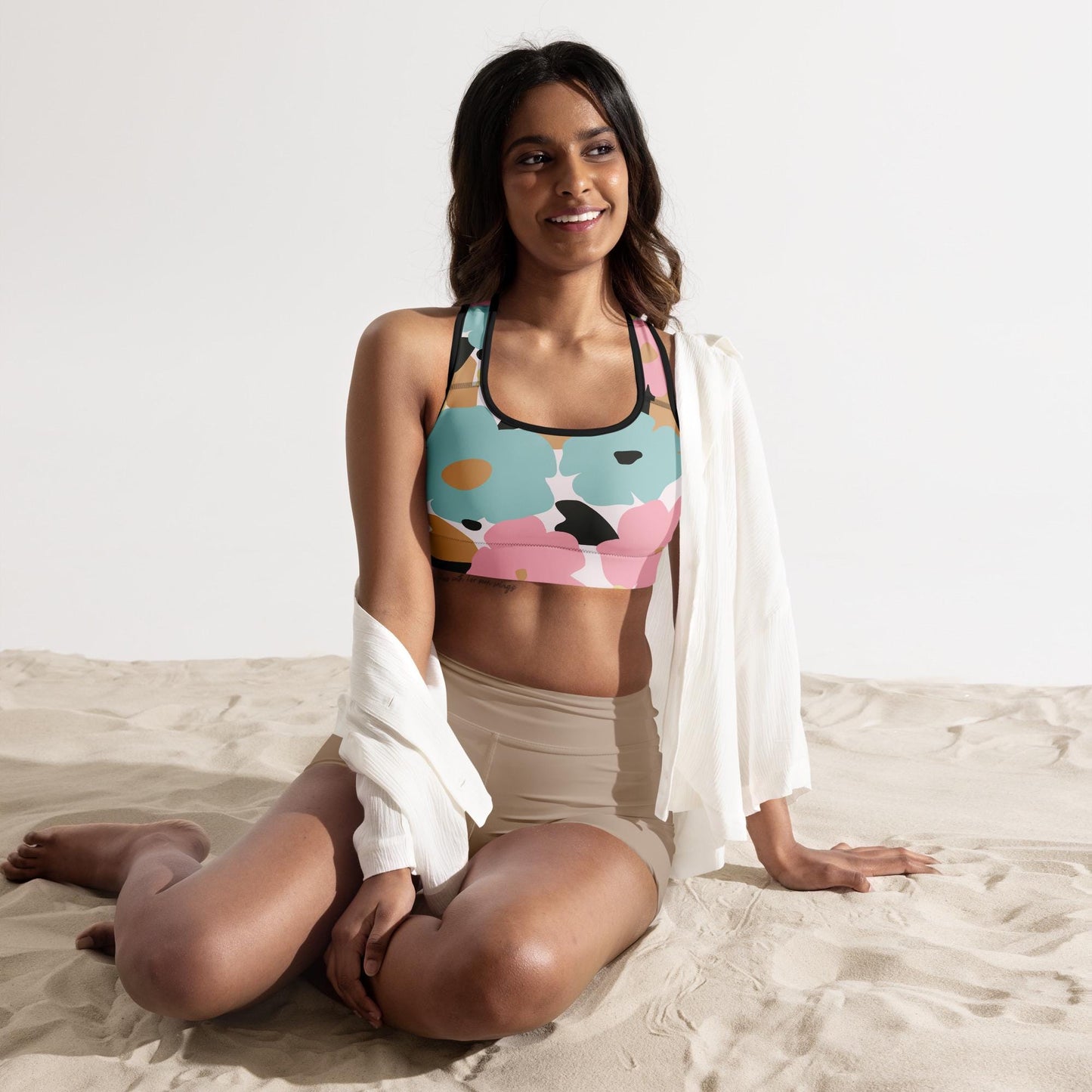 Brassière de Sport Rembourrée pour femme - Confortable - Yoga, Fitness, Running, gymnastique, tennis, danse - cadeau, anniversaire, noël
