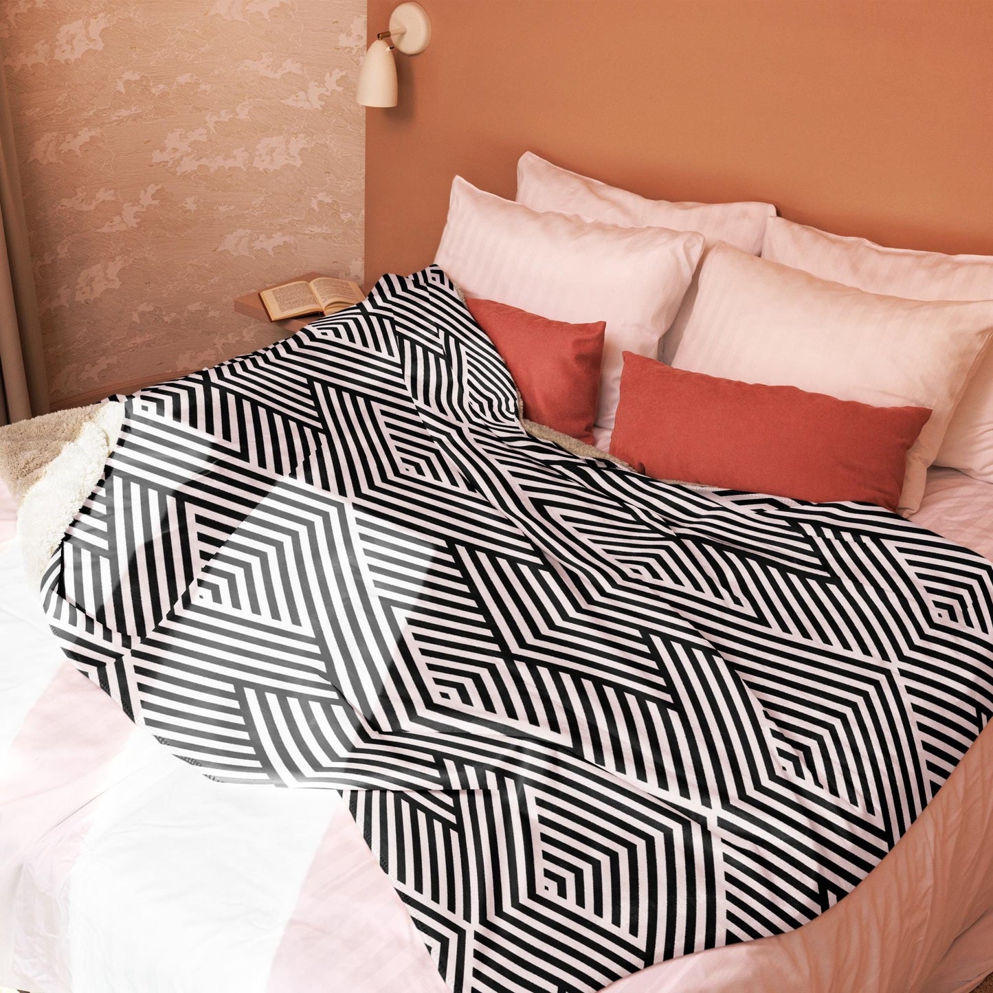 Plaid Doux en Sherpa – Couverture Chaude et Confortable - Salon, Canapé, Lit, décoration maison, cadeau, Noël, anniversaire, chambre