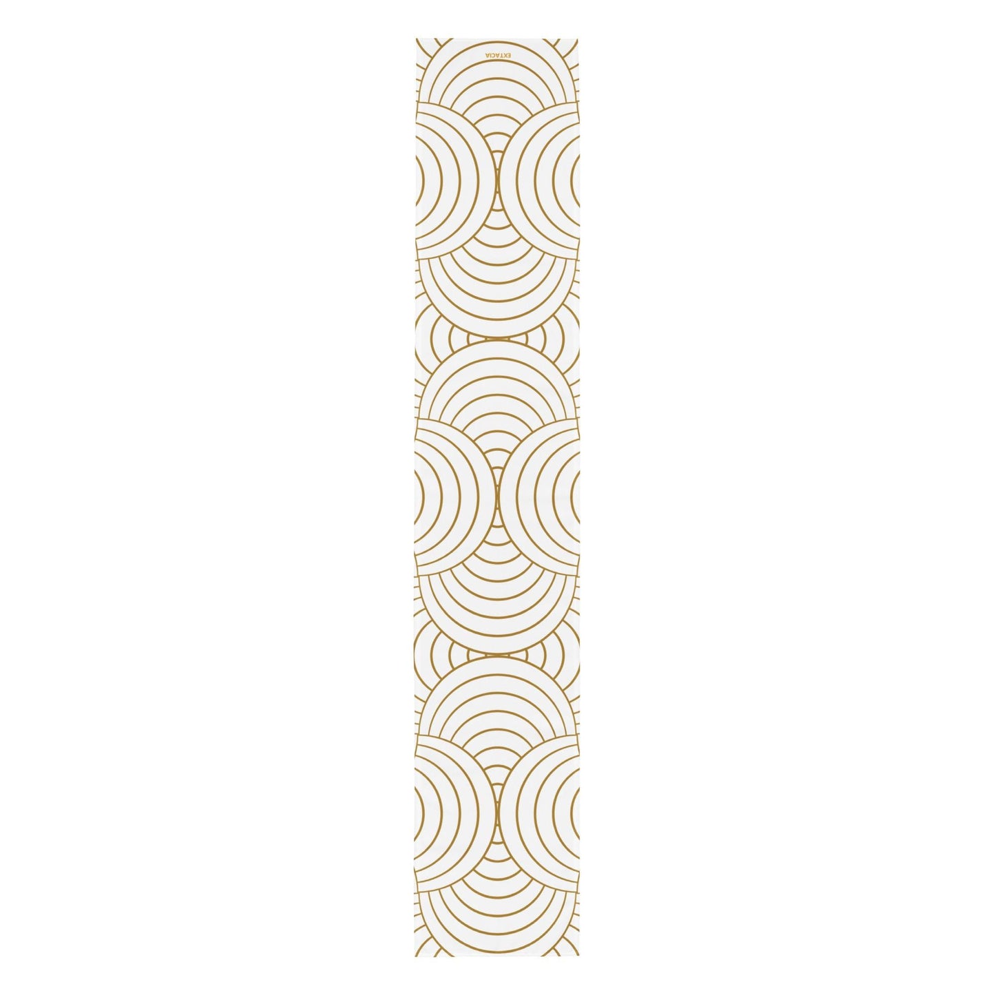 Chemin de table imprimé déco moderne - tissu résistant lavable - accessoire élégant pour table salle à manger ou buffet - décoration maison