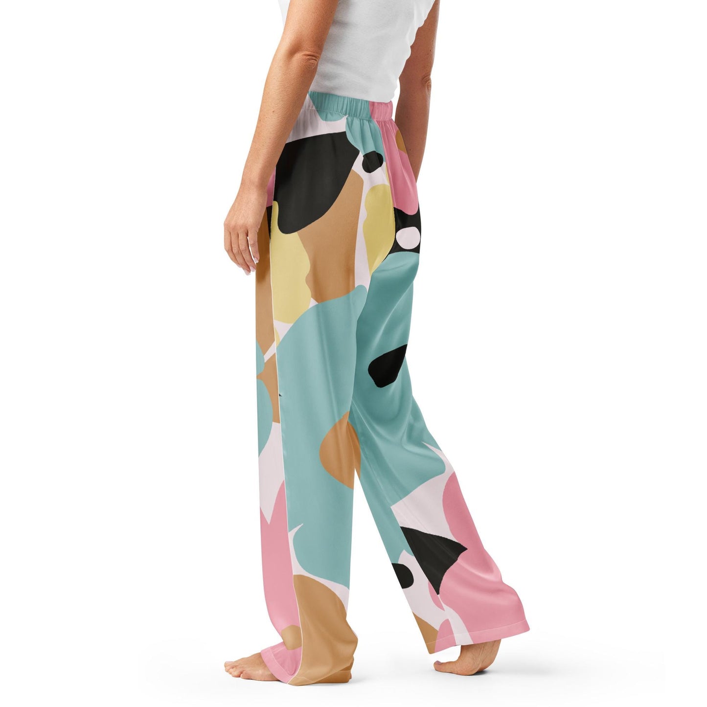 Pantalon de Pyjama pour Femme – Pantalon de nuit taille haute - Confort, Douillet  – Idée Cadeau Parfaite d'anniversaire, Fête des mères