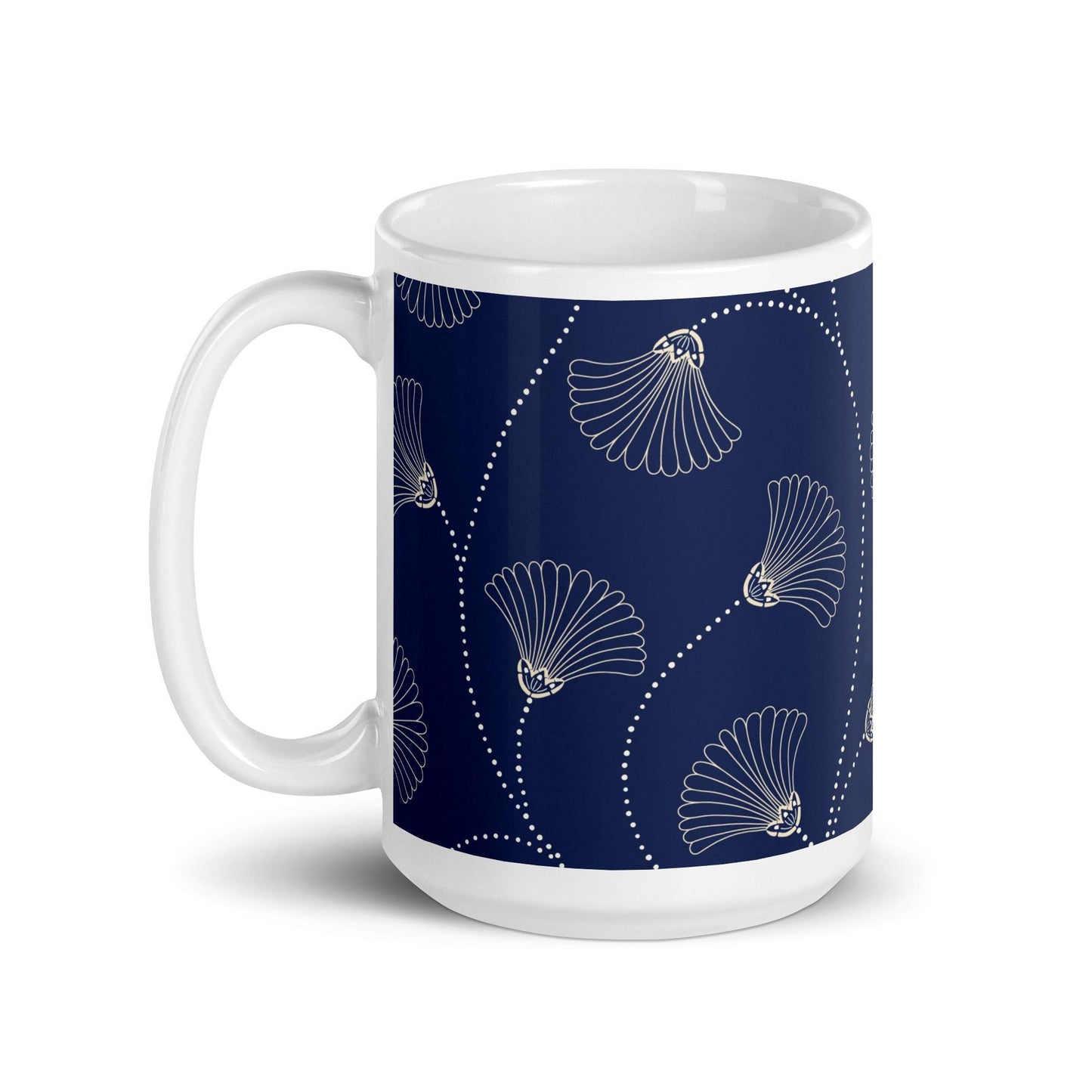 Mug en Céramique – 11, 15 et 20 oz - Tasse Élégante - Design Florale - Personnalisable - cadeau, bureau, déco cuisine, anniversaire, Noël