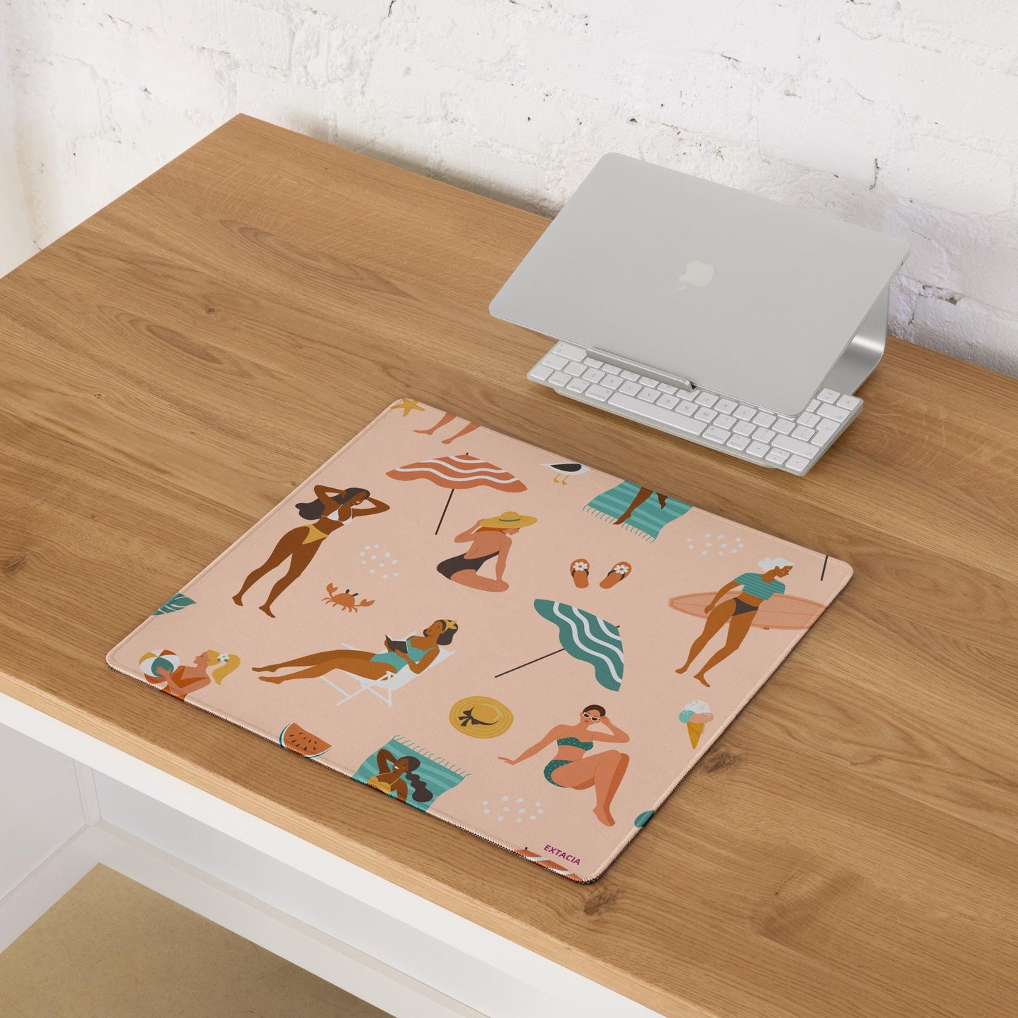 Tapis de Souris Gaming XXL - design minimaliste - surface lisse, base antidérapante, grand format, confortable, durable - Accessoire bureau