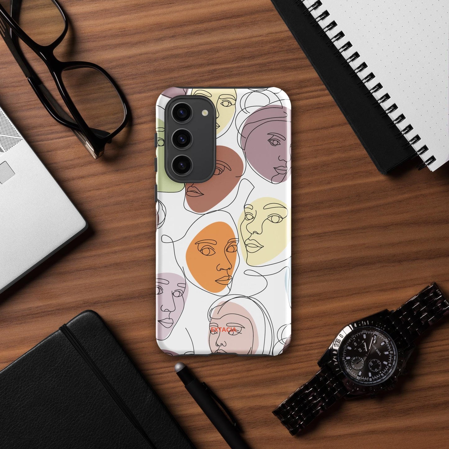 Coque Samsung® solide - Coque Rigide à Double Couche – Protection Anti-Choc Élégante et Durable, Compatible avec Plusieurs Modèles
