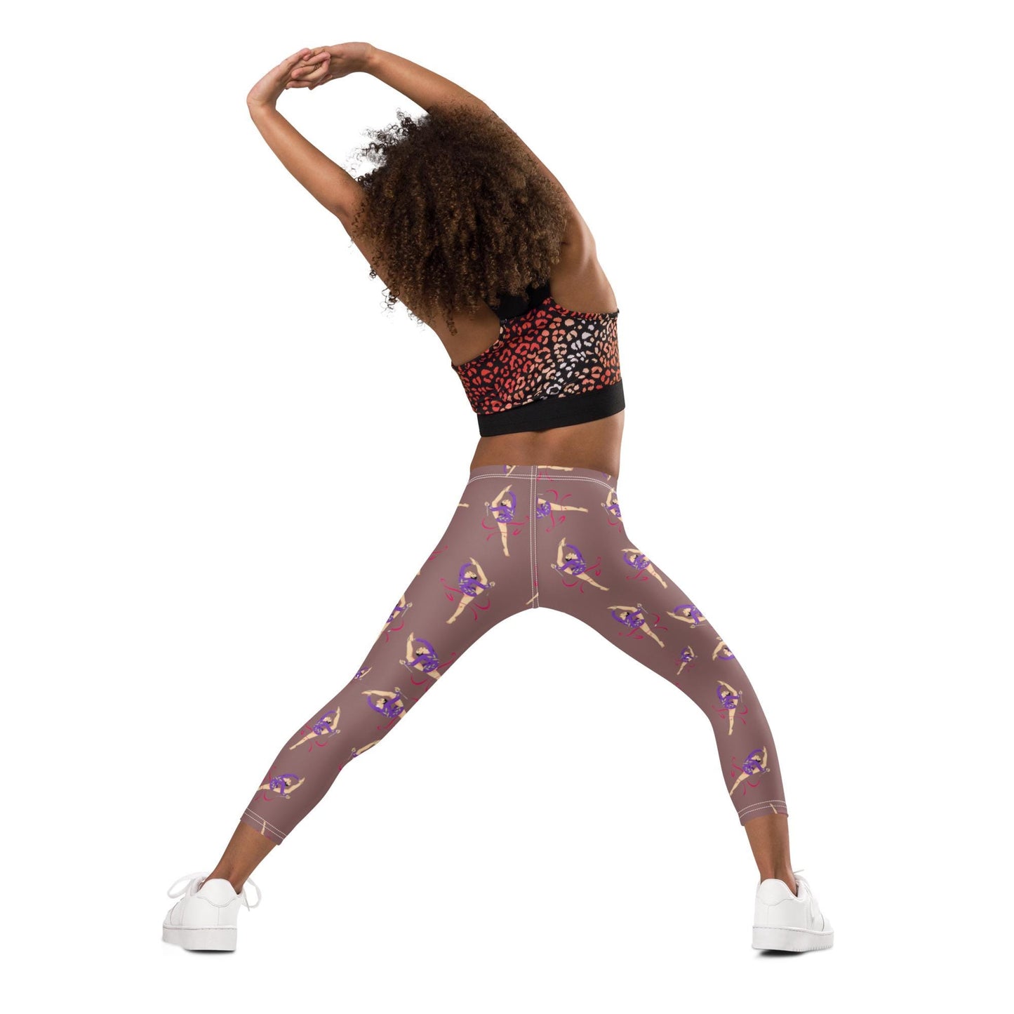 Leggings Bébé et Petite Fille  - Confortable, Doux et Extensible - quotidien, sport, urbain, école, cadeau – Design Danseuse Gymnaste