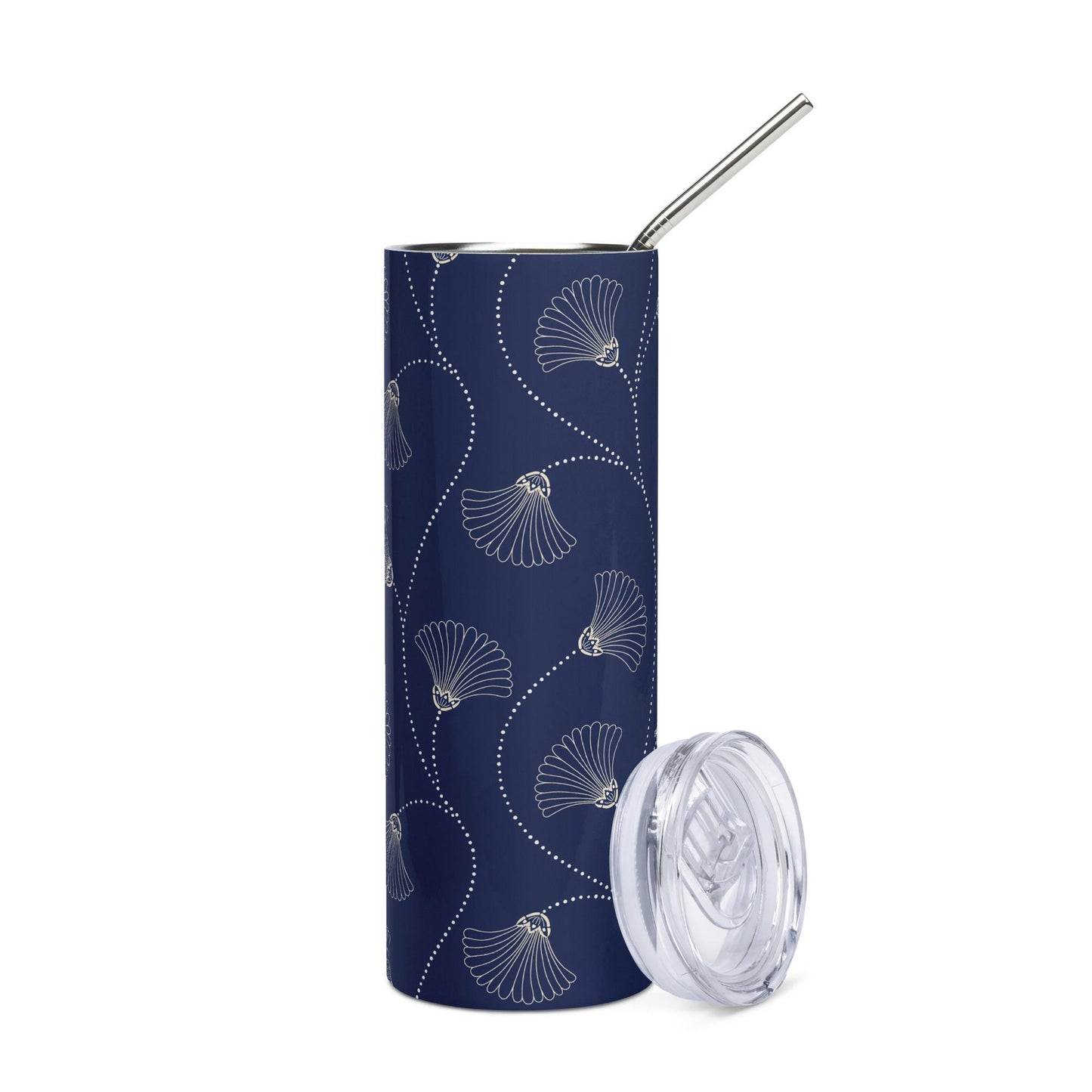 Mug isotherme inox - Design Floral - Gobelet en Acier Inoxydable – Mug de Voyage Durable, Étanche, Élégant - Boissons Chaudes et Froides