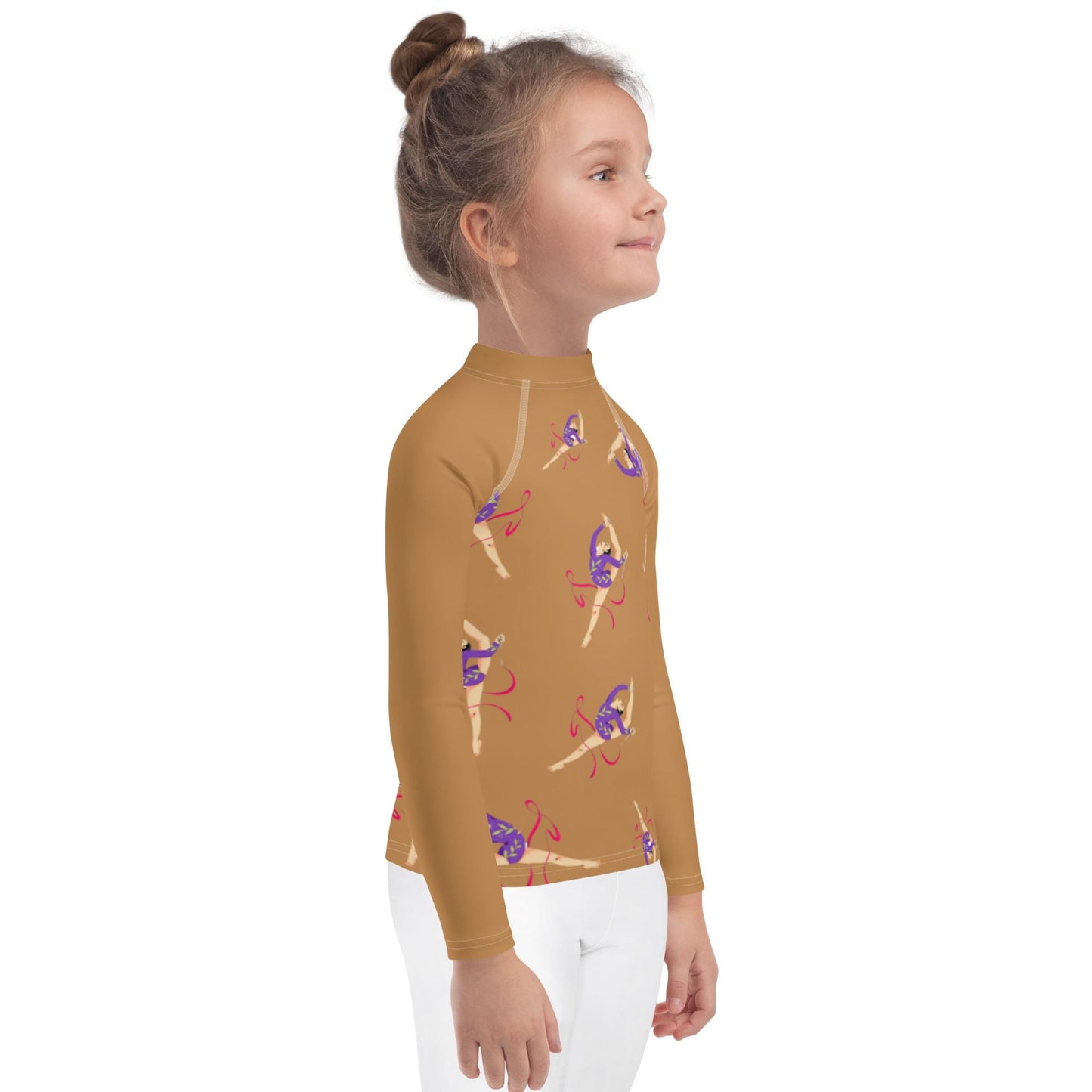 Rash Guard – T-Shirt de Compression pour Bébé et Petite Fille, Séchage Rapide et Protection UV - Natation, nage, Sport, Surf, gymnastique