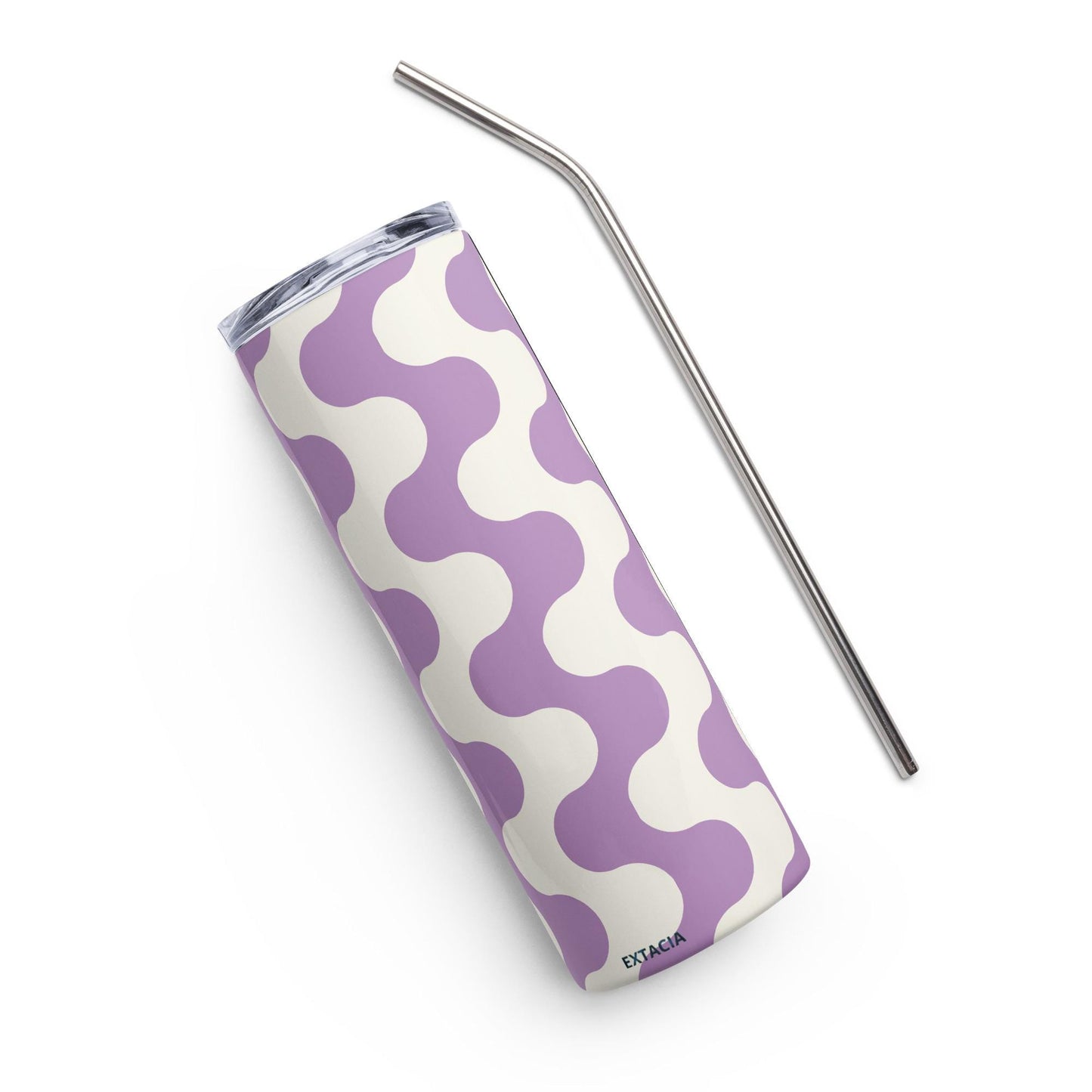 Mug isotherme inox - Design Graphique - Gobelet en Acier Inoxydable – Mug de Voyage Durable, Étanche - Boisson Chaude et Froide, Café