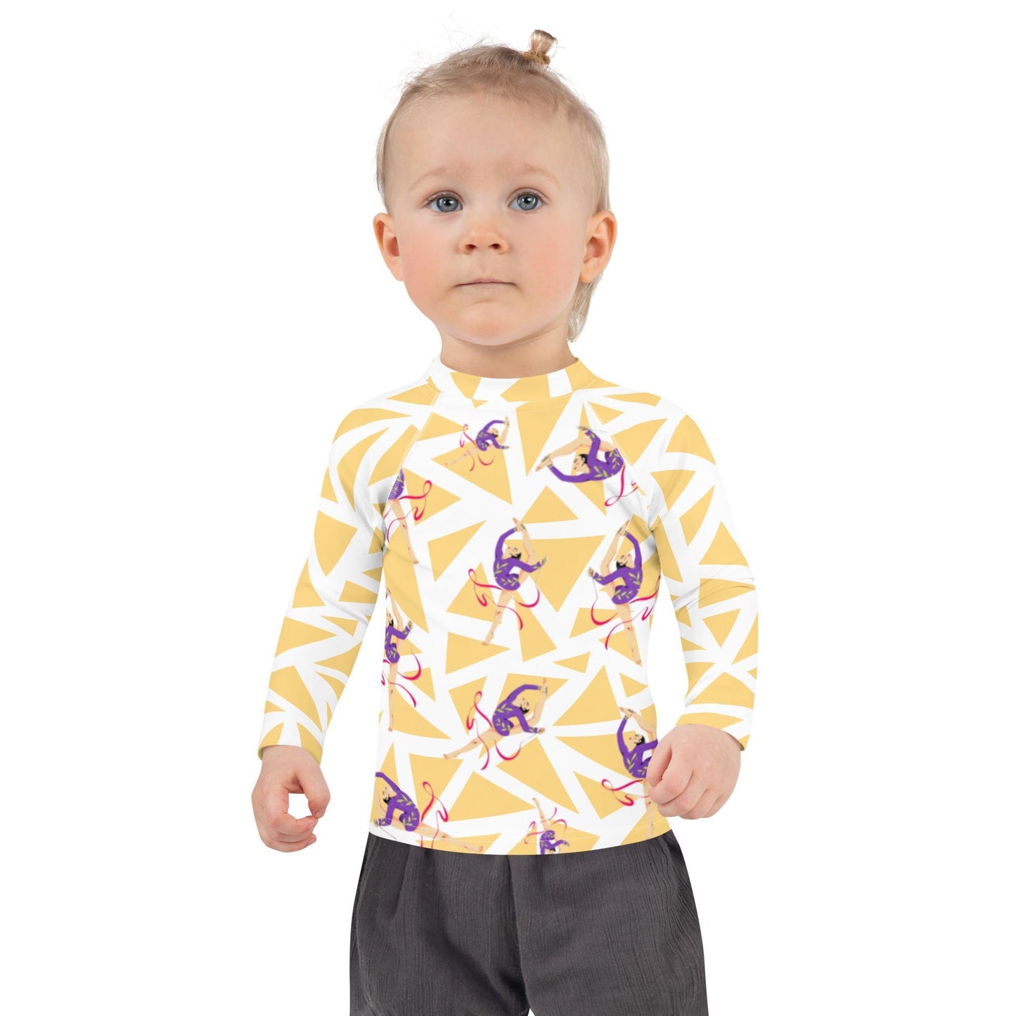 Rash Guard – T-Shirt de Compression pour Bébé et Petite Fille, Séchage Rapide et Protection UV - Natation, nage, Sport, Surf, gymnastique