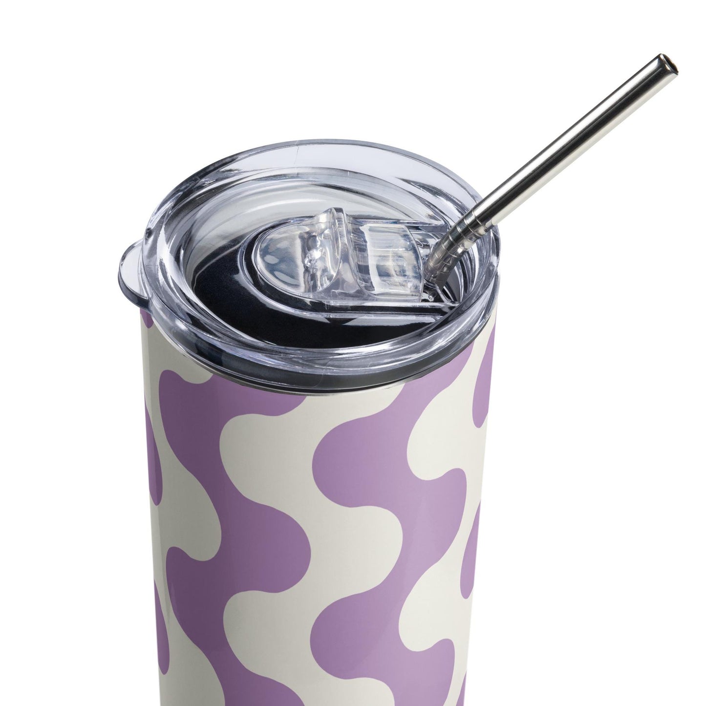 Mug isotherme inox - Design Graphique - Gobelet en Acier Inoxydable – Mug de Voyage Durable, Étanche - Boisson Chaude et Froide, Café