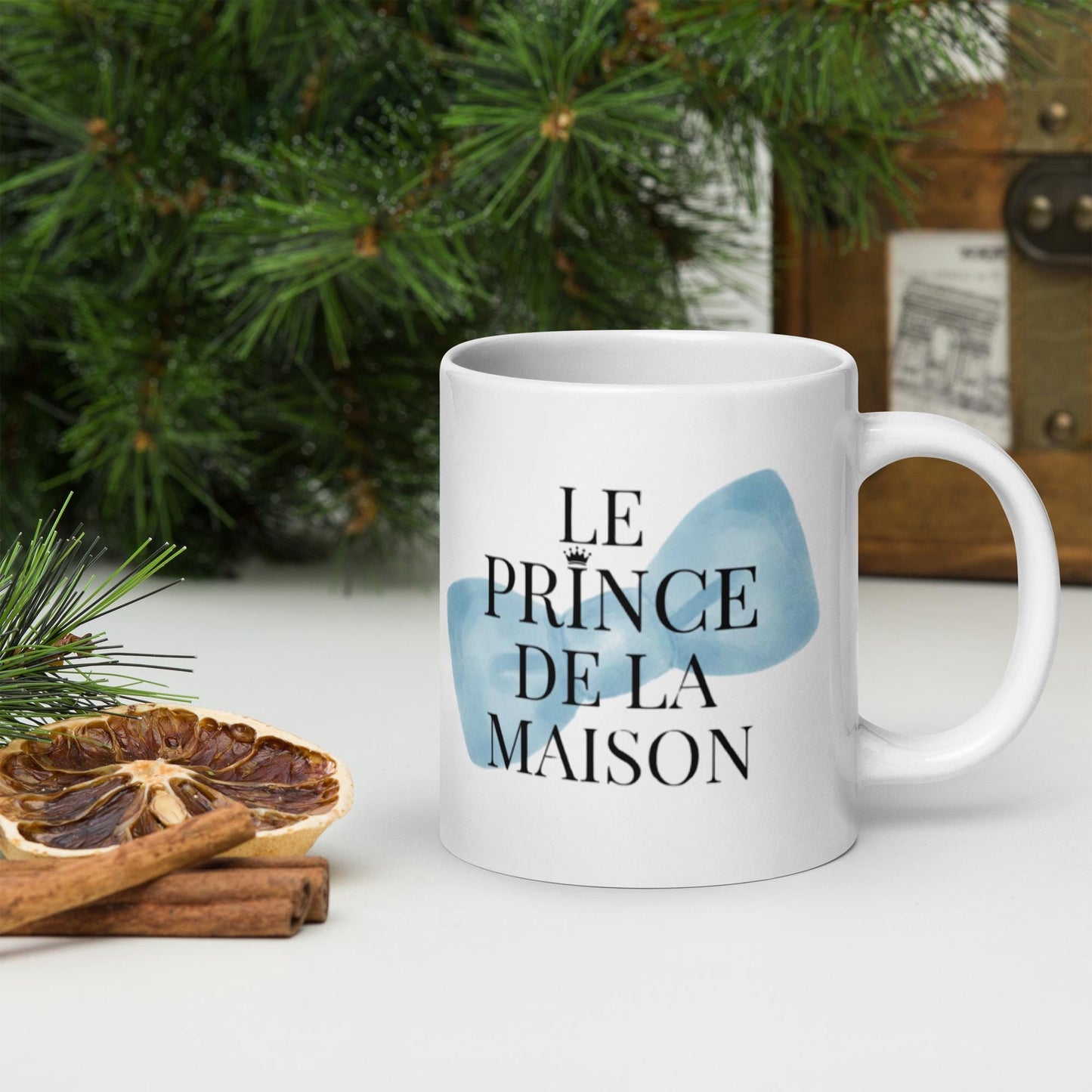 Mug en Céramique "Le prince de la Maison" – Tasse Design et Élégante - 15 oz - bureau, cadeau anniversaire, petit garçon, fête  des pères