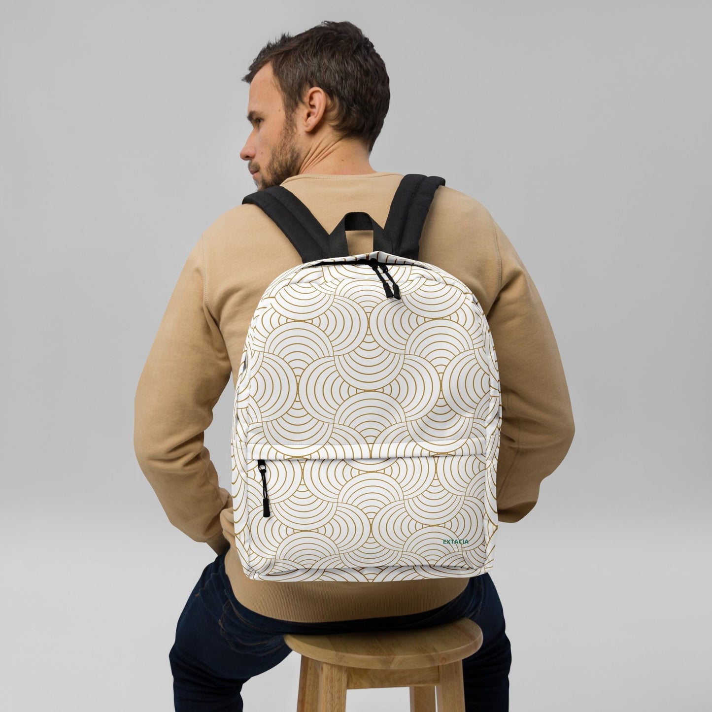 Sac à dos - Léger, Spacieux et Résistant - design minimaliste - pour Voyages, Études, Sport, Ordinateur, Gym, cadeau, anniversaire, école