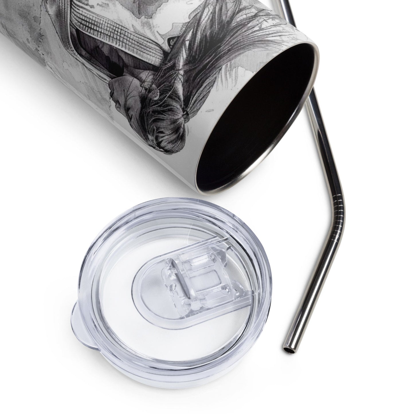 Mug isotherme inox - Design Arts Martiaux - Gobelet en Acier Inoxydable – Mug de Voyage Durable, Étanche, Élégant - Boissons Chaudes Froides