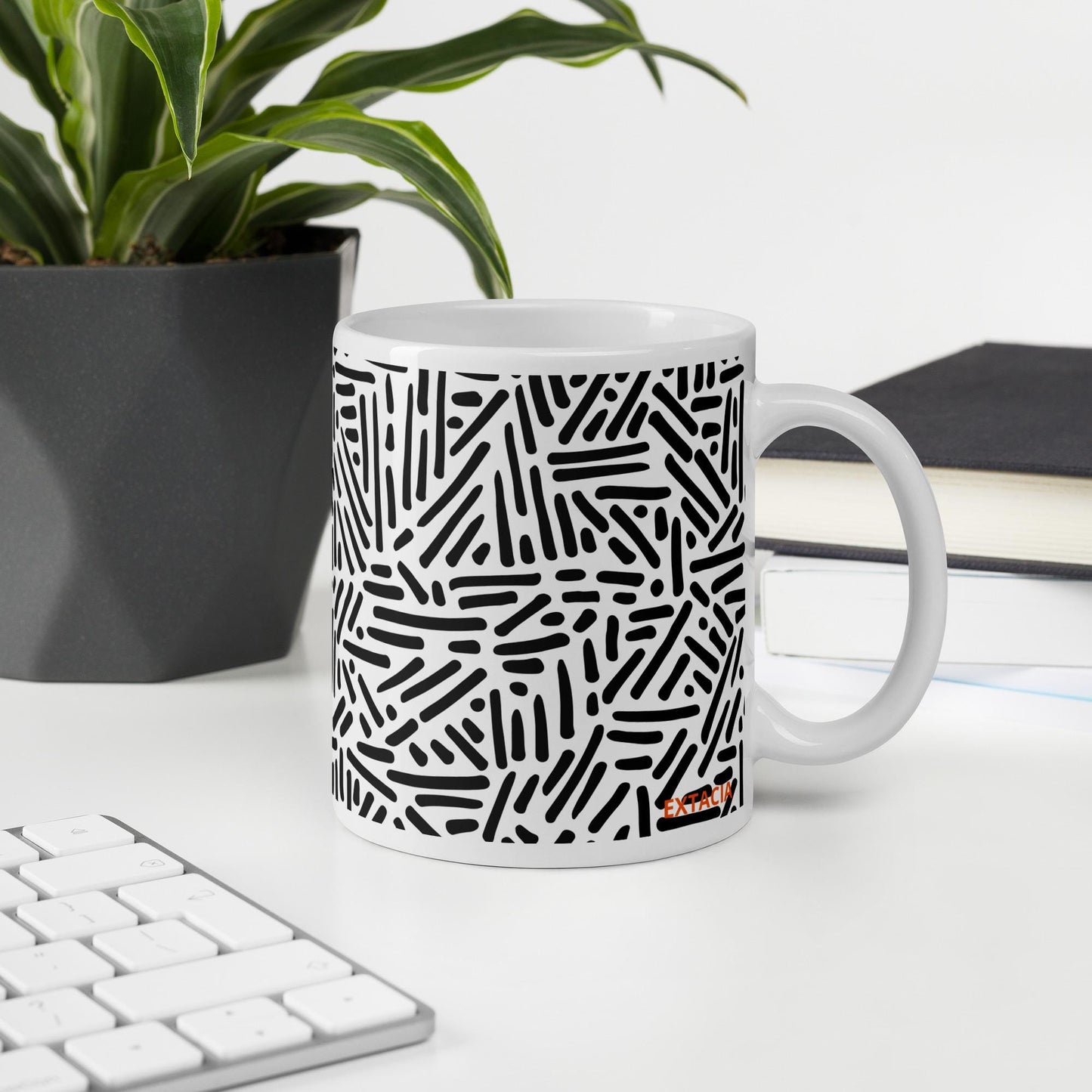 Mug en Céramique – 11, 15 et 20 oz - Tasse Design et Élégante -  Design Graphique - Personnalisable - cadeau, bureau, déco cuisine