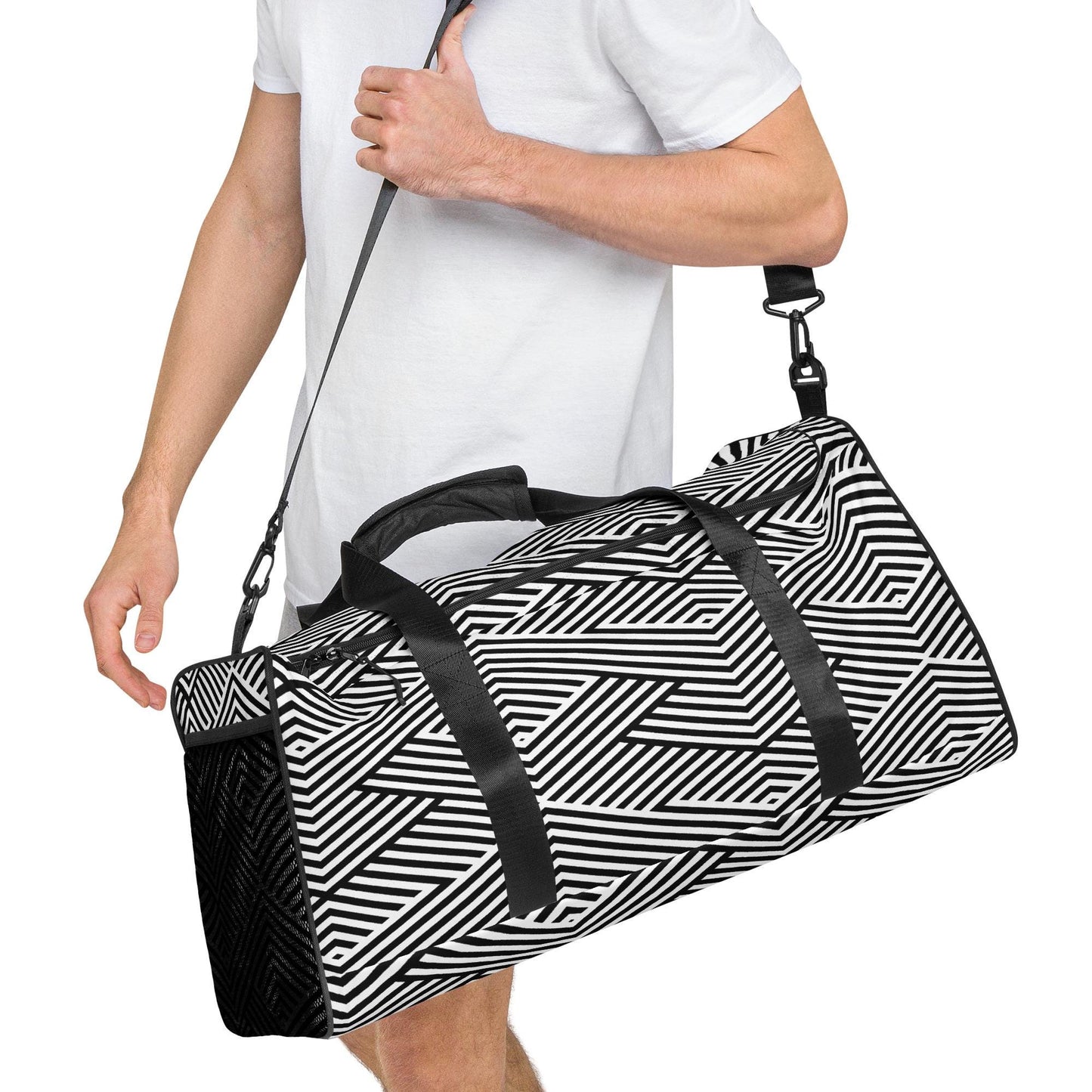 Sac de Voyage Grand Format - Sac de sport - Léger, Spacieux et Résistant - design minimaliste - Weekends, Gym - cadeau d'anniversaire, Noël