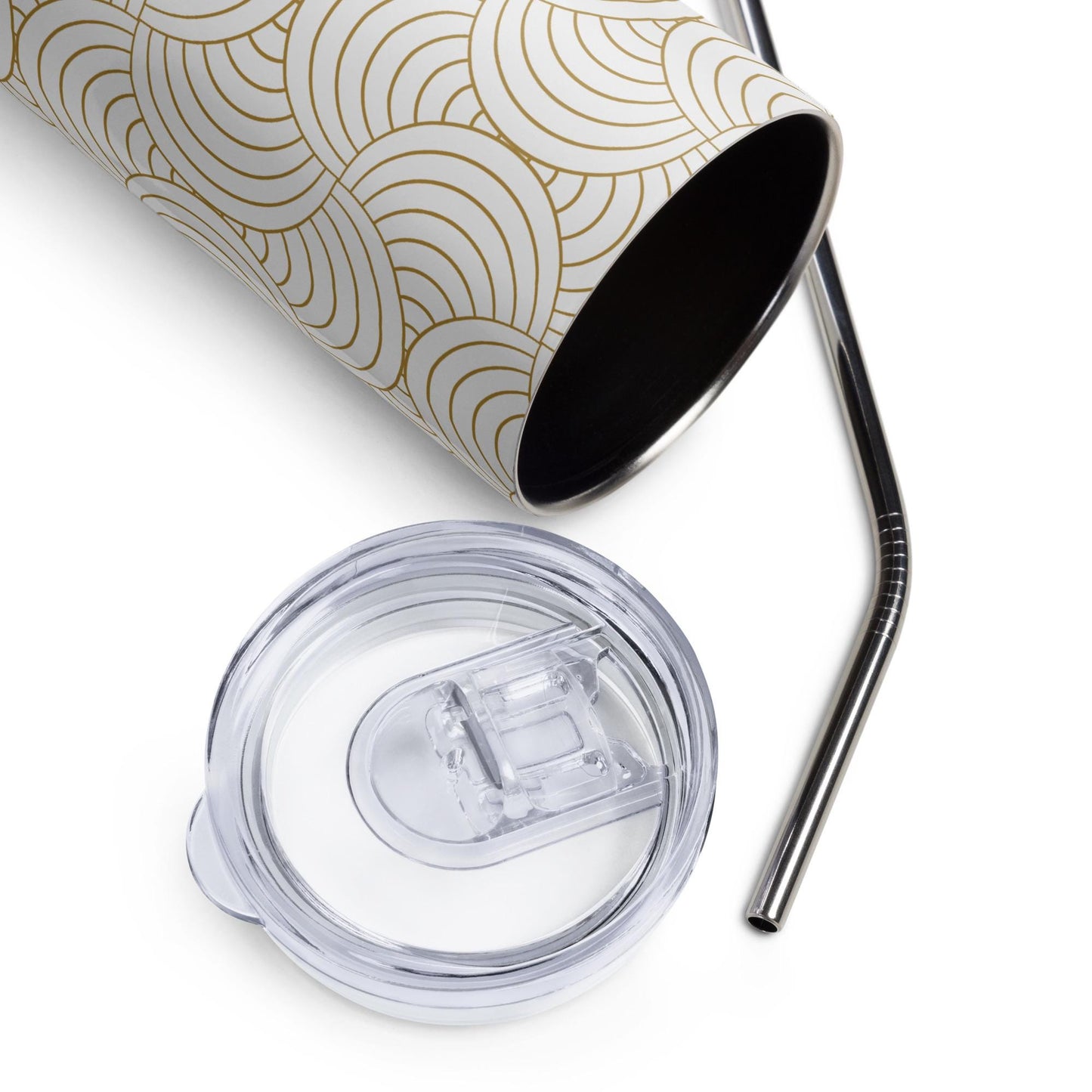 Mug isotherme inox - Design Graphique - Gobelet Acier Inoxydable – Mug de Voyage Durable, Étanche, Élégant - Boisson Chaude et Froide, Café