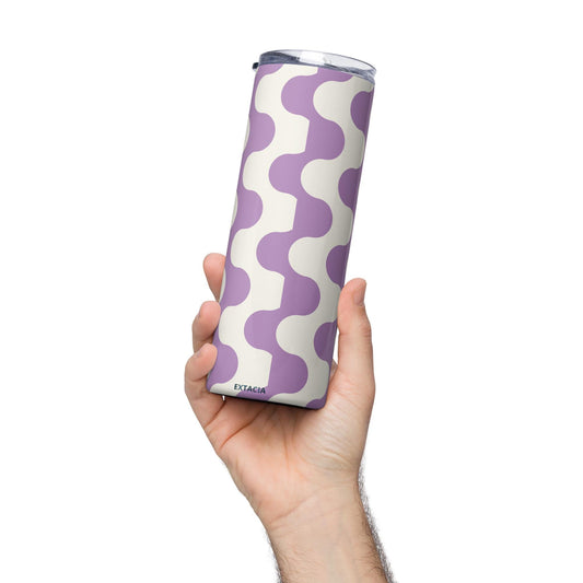 Mug isotherme inox - Design Graphique - Gobelet en Acier Inoxydable – Mug de Voyage Durable, Étanche - Boisson Chaude et Froide, Café