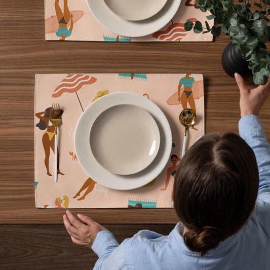 Ensemble de 4 Sets de Table – Lot de 4, Design, Élégants et Résistants - Décoration de Table et Protection, art de la table, cuisine moderne