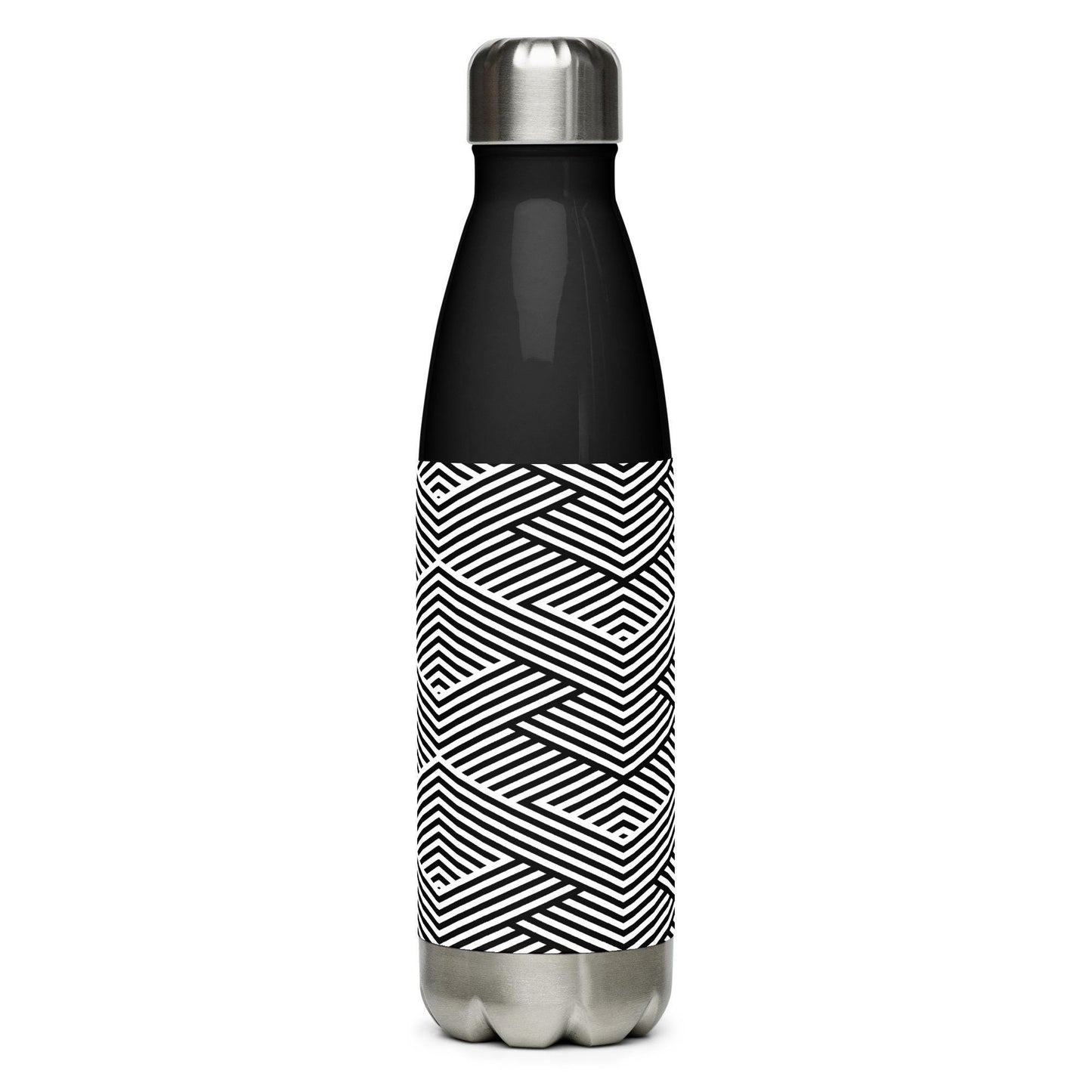 Bouteille en Inox - Gourde Étanche Isotherme en Acier Inoxydable – Design Graphique - Durable – Bureau, Sport, Camping Randonnée cadeau