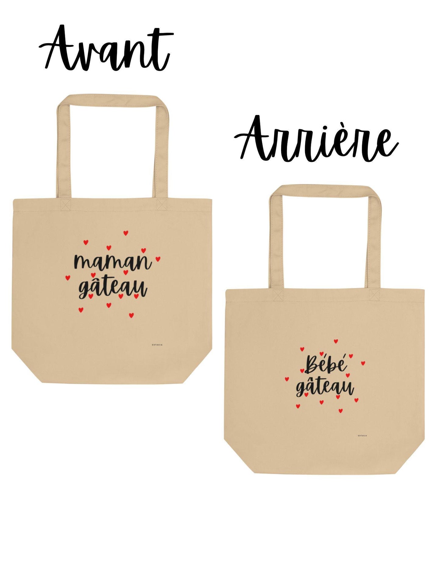 Cabas en toile 100% Coton Biologique - Personnalisable - Tote Bag éco responsable - cadeau pratique et durable