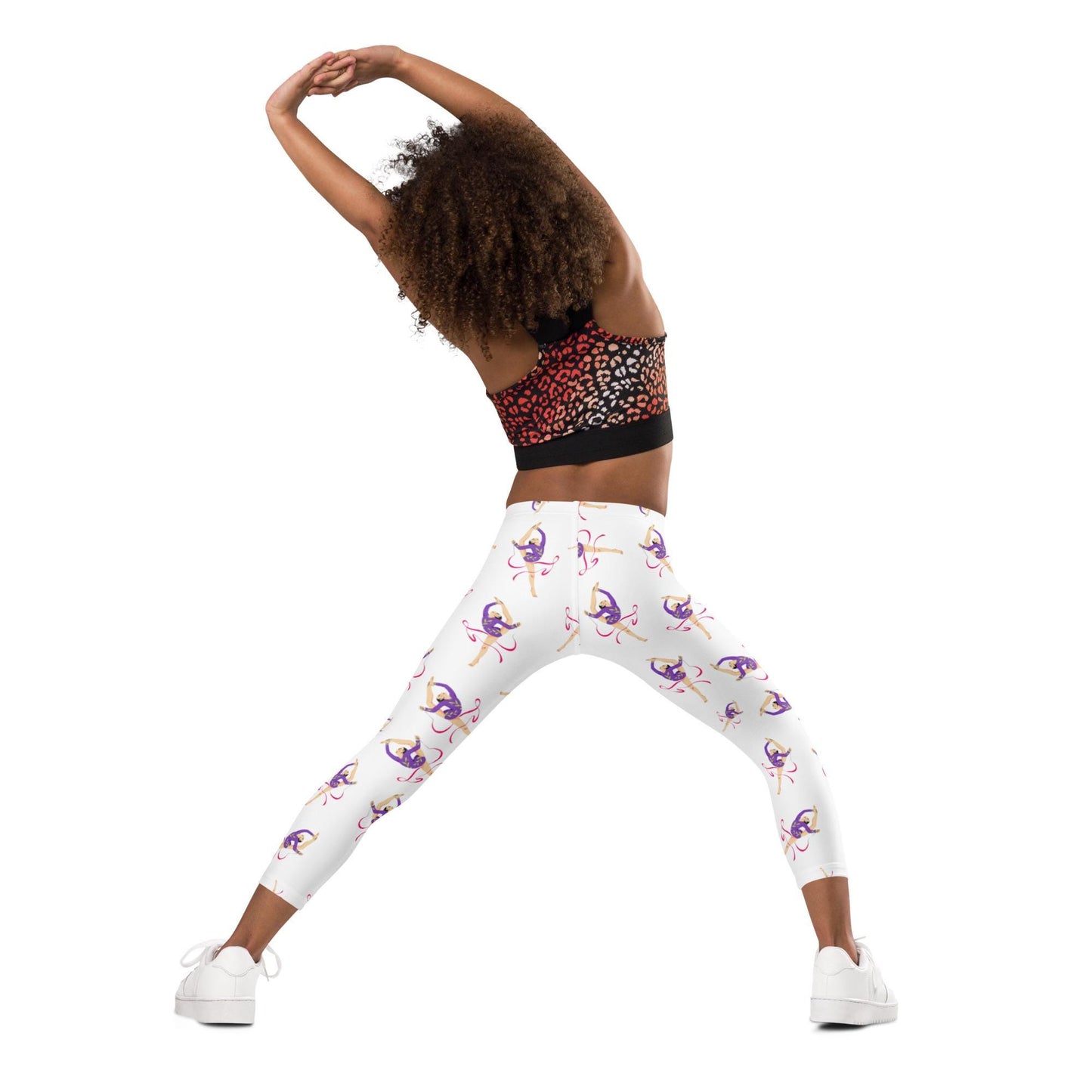 Leggings Bébé et Petite Fille  - Confortable, Doux et Extensible - quotidien, sport, urbain, école, cadeau – Design Danseuse Gymnaste