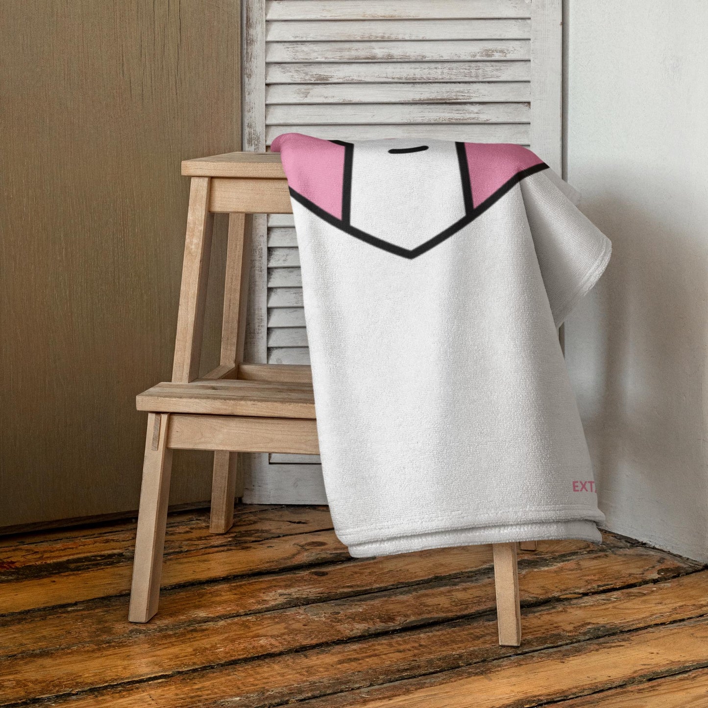 Serviette de Bain et de Plage en Coton - Douce, Absorbante, Compacte - Voyage, Sport, Piscine surf cadeau anniversaire, Design Patte de Chat