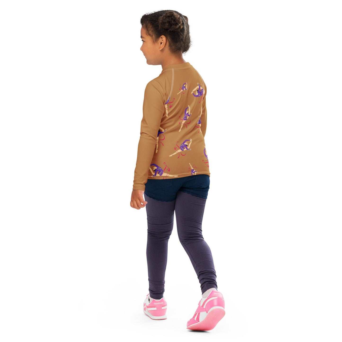 Rash Guard – T-Shirt de Compression pour Bébé et Petite Fille, Séchage Rapide et Protection UV - Natation, nage, Sport, Surf, gymnastique