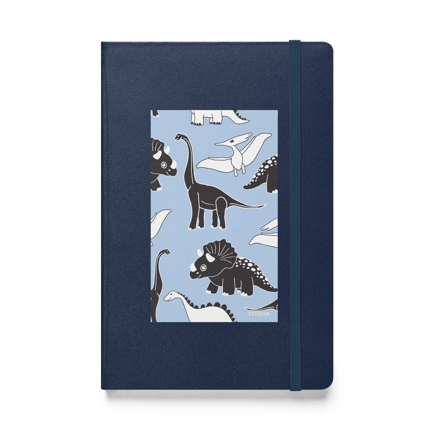Carnet Journal à Couverture Rigide avec illustration artistique "Dinosaure" - Notebook pour écriture dessin organisation, papeterie - cadeau