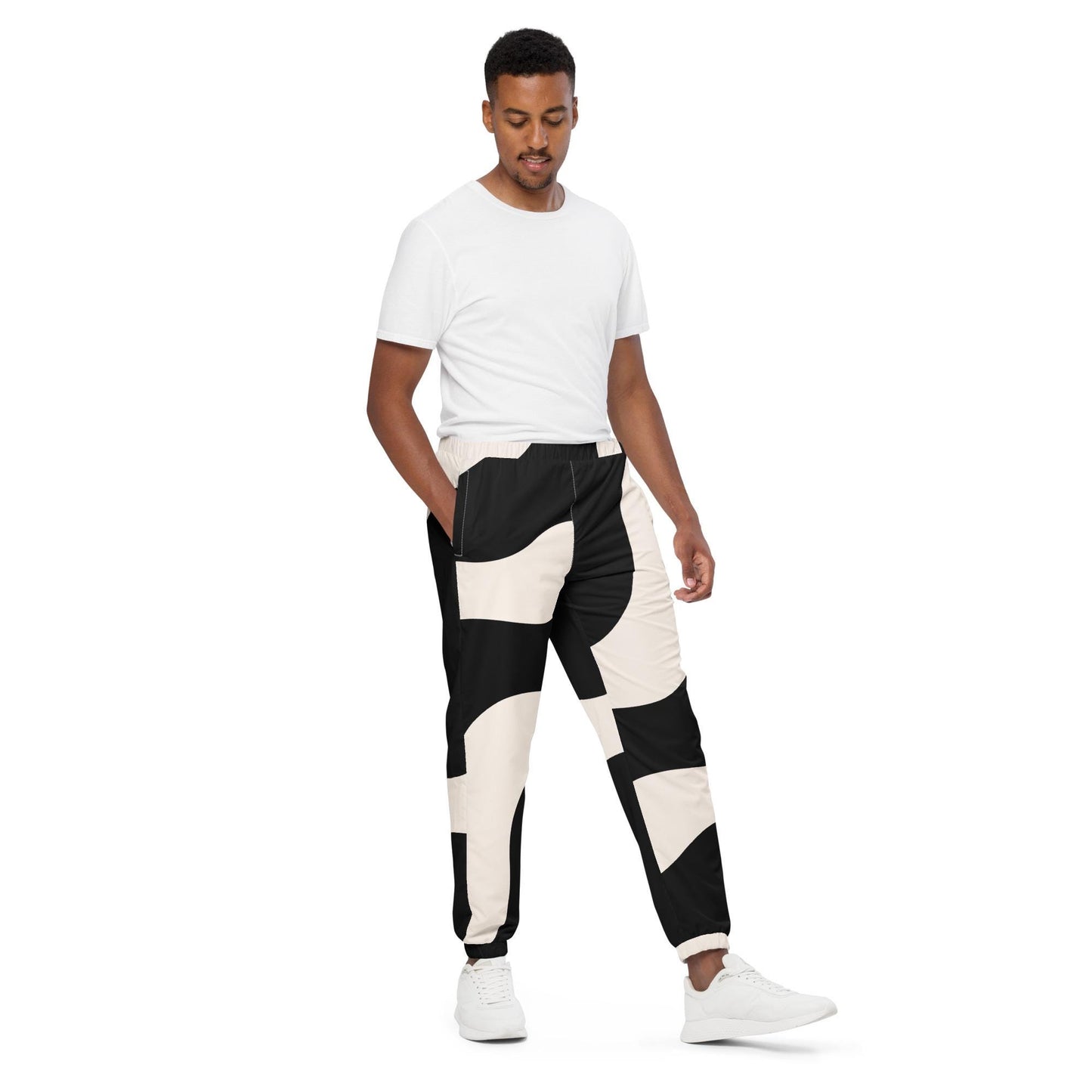 Pantalon de Survêtement pour Homme – Design Minimaliste Graphique, Streetstyle - Confortable - Sport, Détente, entraînement