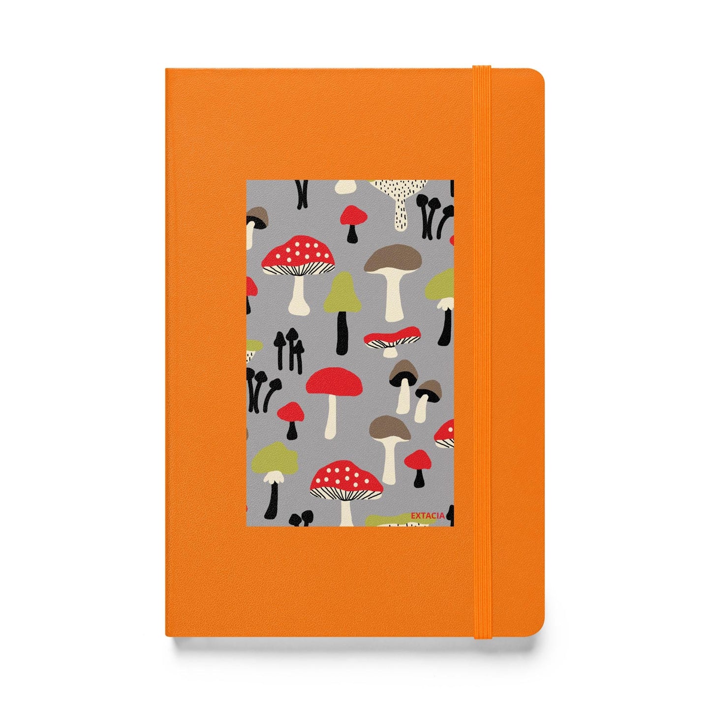 Carnet Journal à Couverture Rigide avec illustration Champignons - Notebook pour écriture dessin organisation, papeterie créative - cadeau