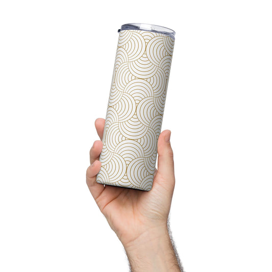 Mug isotherme inox - Design Graphique - Gobelet Acier Inoxydable – Mug de Voyage Durable, Étanche, Élégant - Boisson Chaude et Froide, Café