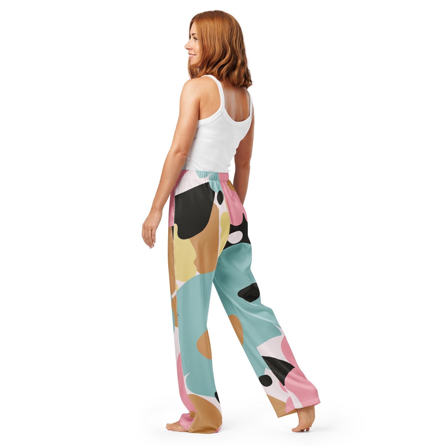 Pantalon de Pyjama pour Femme – Pantalon de nuit taille haute - Confort, Douillet  – Idée Cadeau Parfaite d'anniversaire, Fête des mères