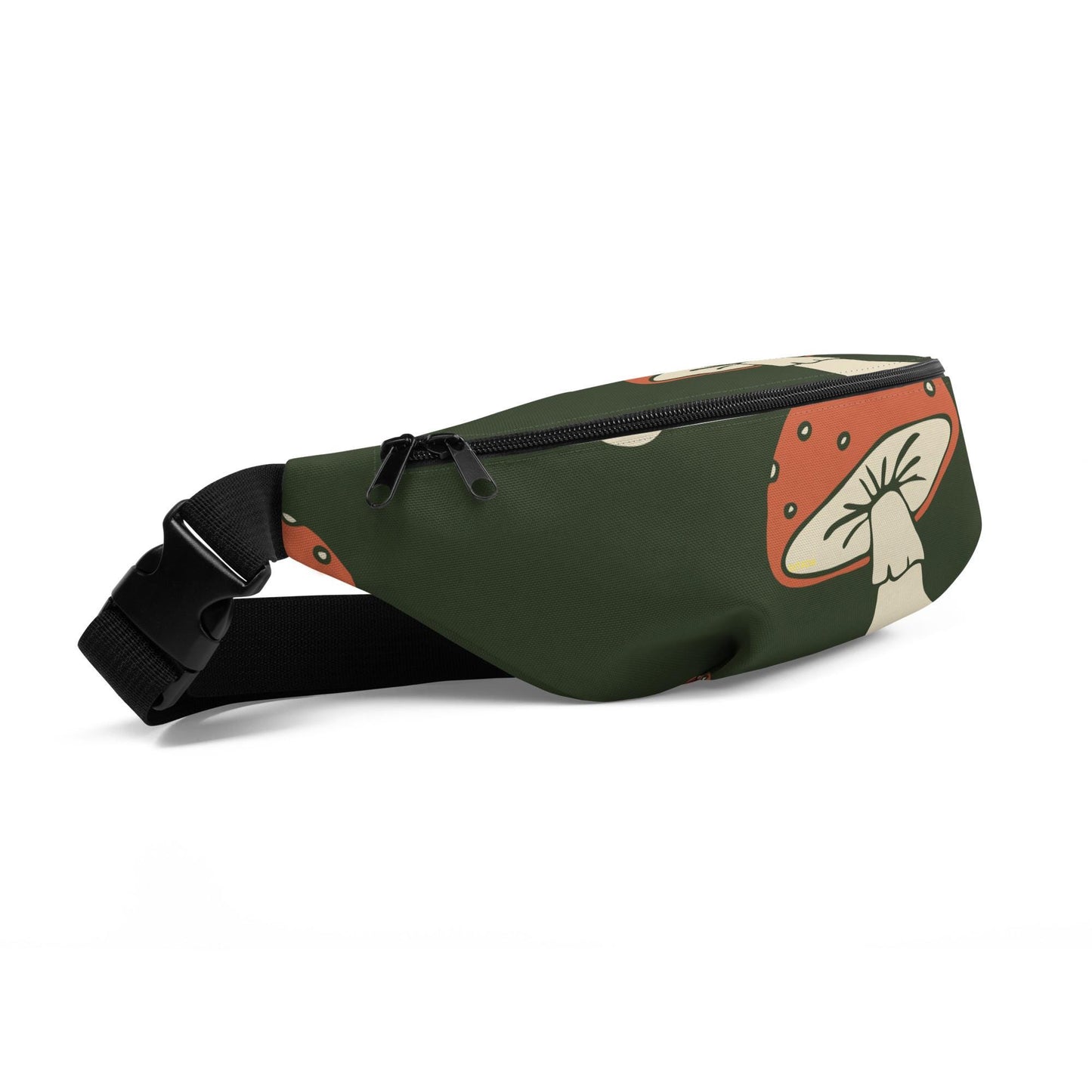 Sac banane Minimaliste - Sacoche Tendance, Unisex, Personnalisable - accessoire mode, pratique léger pochette Design Minimaliste Champignons