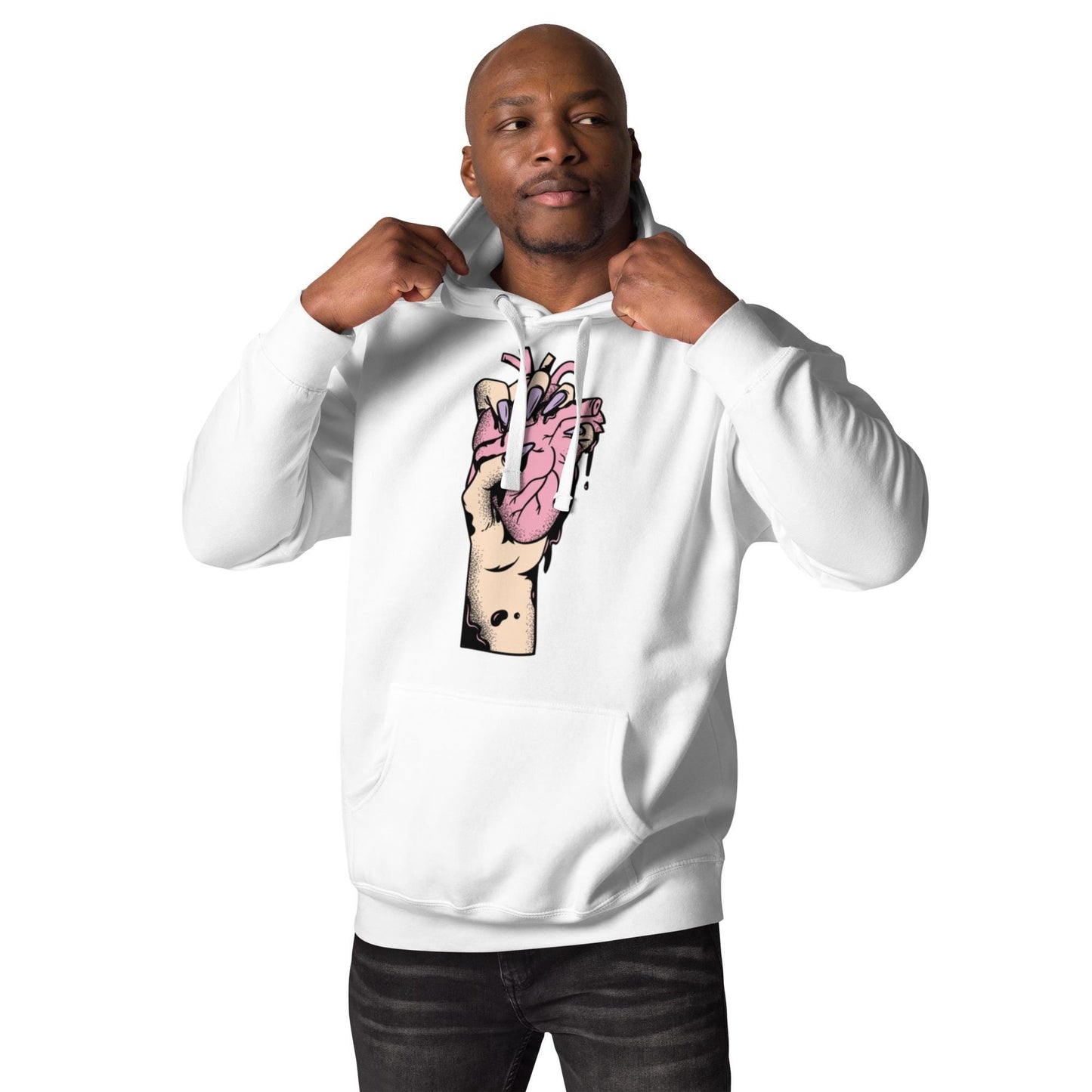 Sweat à Capuche Minimaliste pour Homme 100% Coton avec motif imprimé - Personnalisable - Sweat-shirt, Hoodie casual, doux et confortable